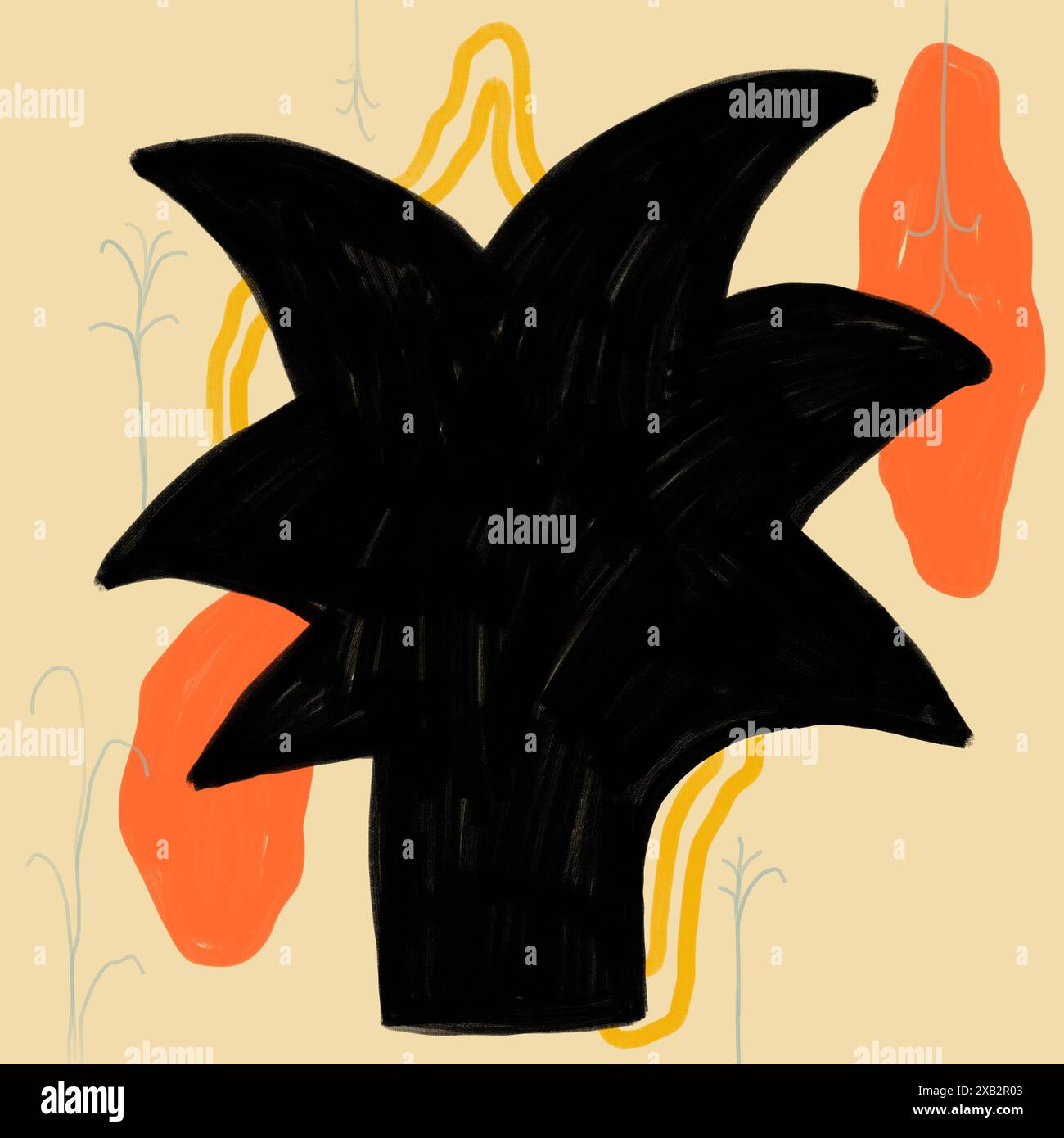 Bold yellow shapes contrasted hi-res stock photography and images - Alamy