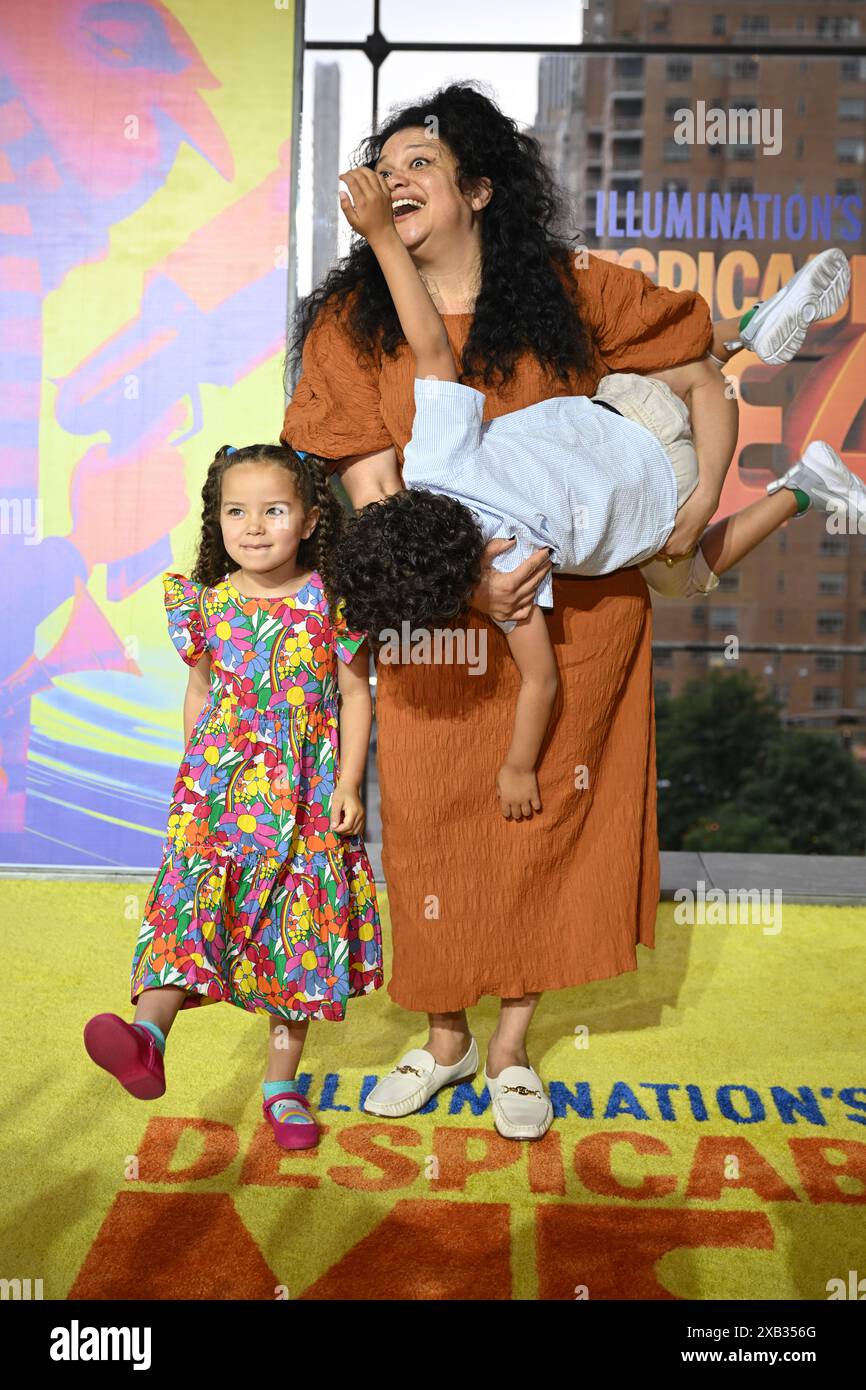 Hazel van der Most, Michelle Buteau and Otis van der Most Stock Photo Alamy