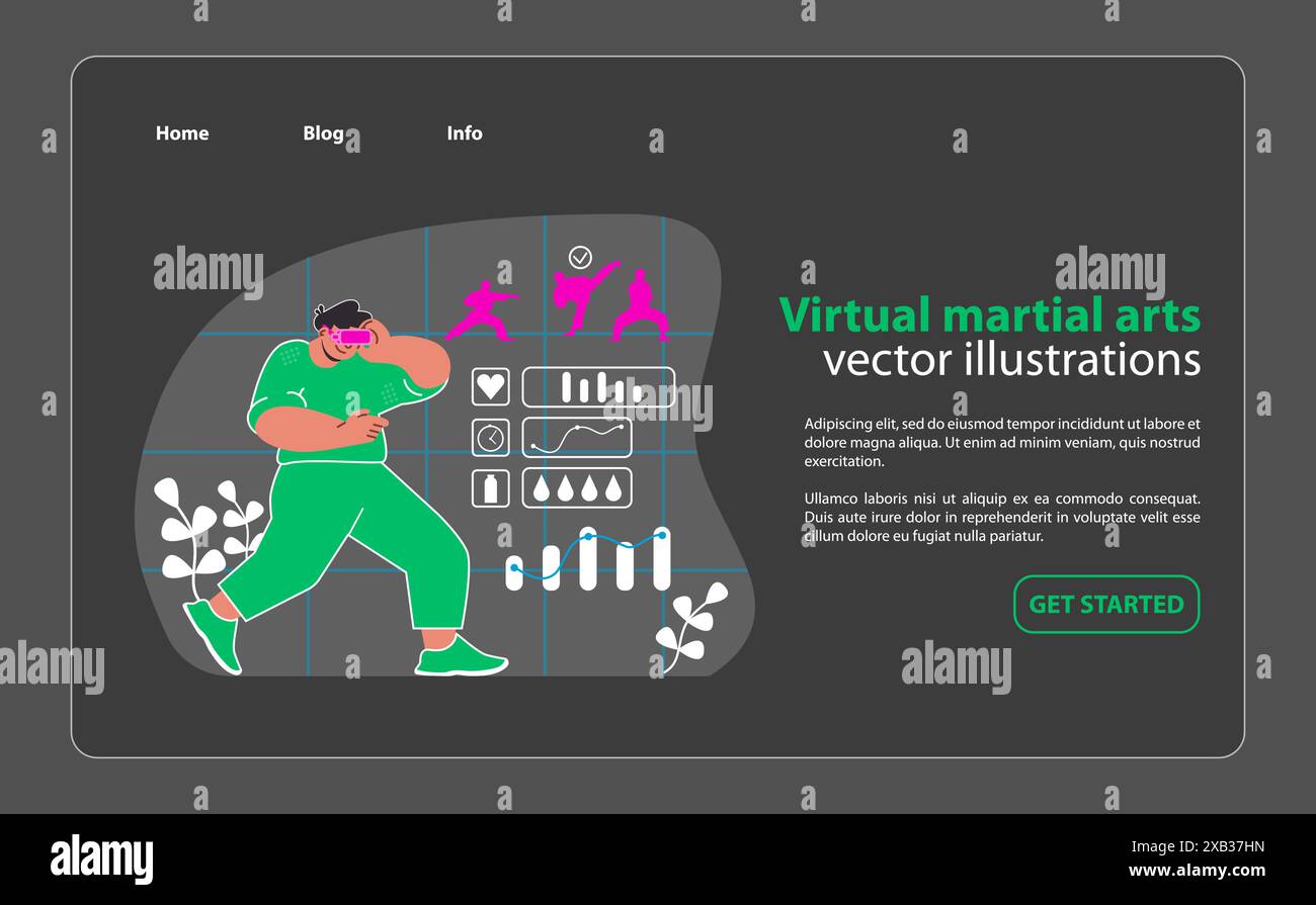 Virtual martial arts. Train with virtual masters in dynamic combat