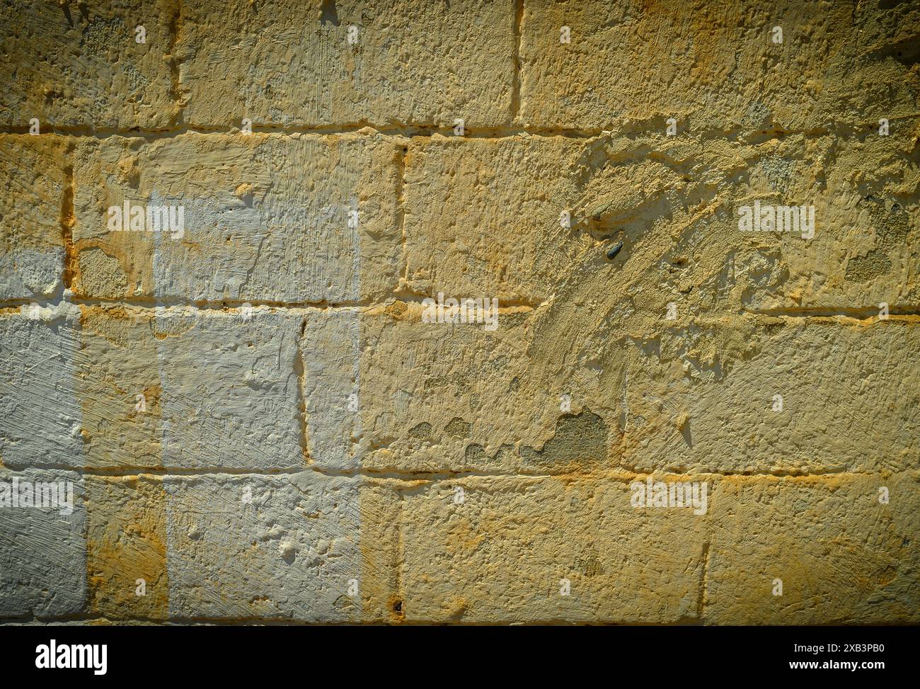 white brick wall may used as background Stock Photo