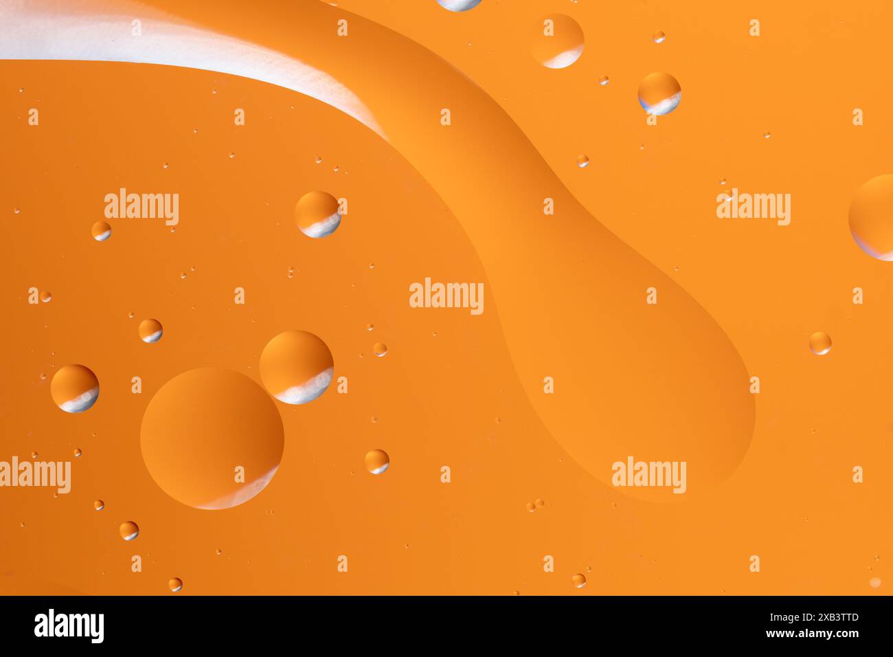 Orange abstract background with circular shapes and smooth gradients ...