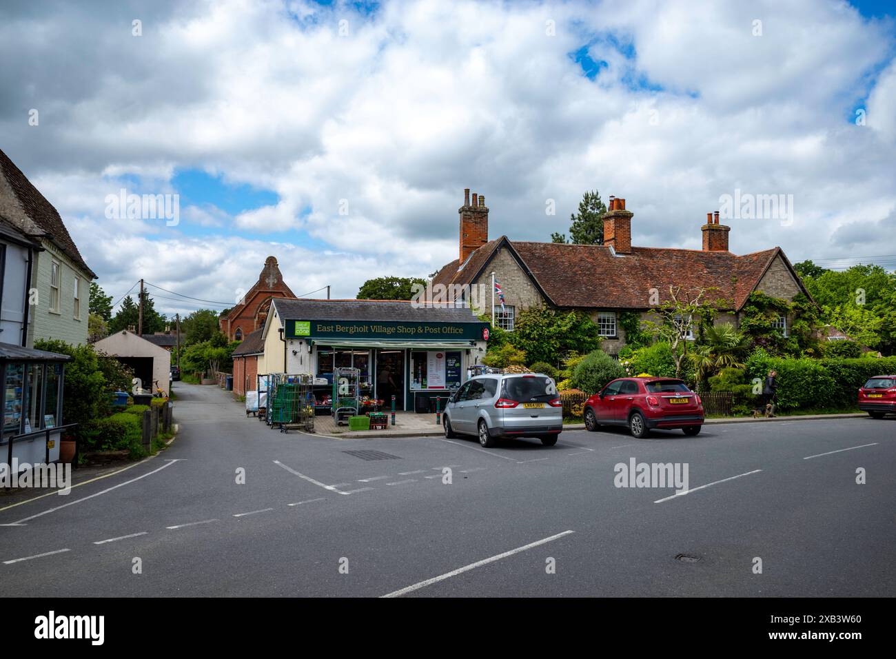 Village store East Bergholt Suffolk Stock Photo Alamy