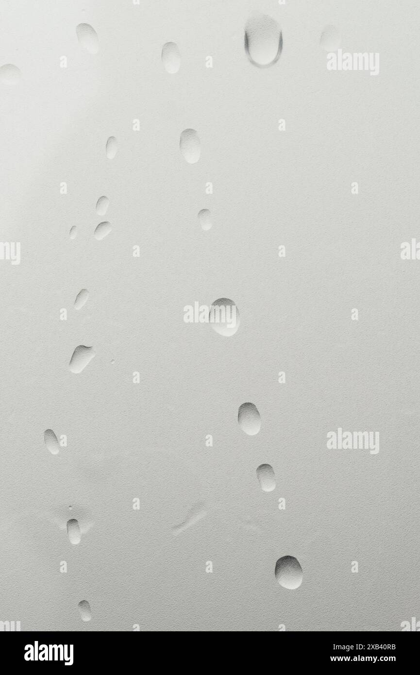 Wet abstract background with droplets macro close up view Stock Photo