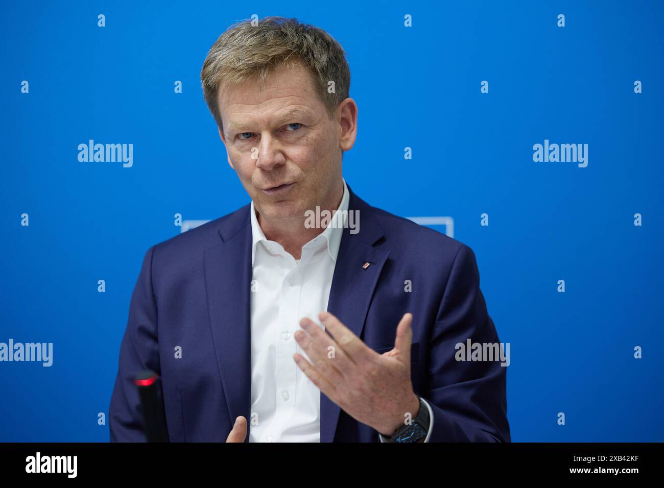 Berlin, Germany. 10th June, 2024. Richard Lutz, CEO of Deutsche Bahn AG ...