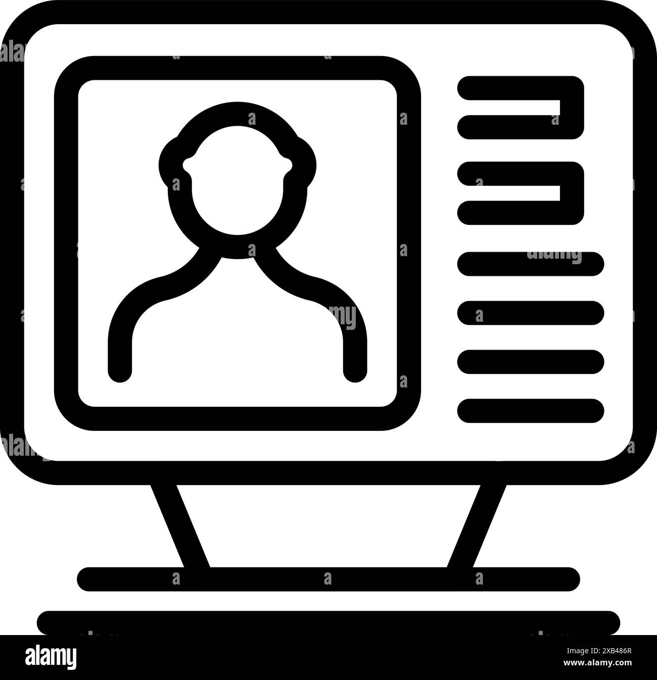 Computer screen is displaying a customer profile with personal