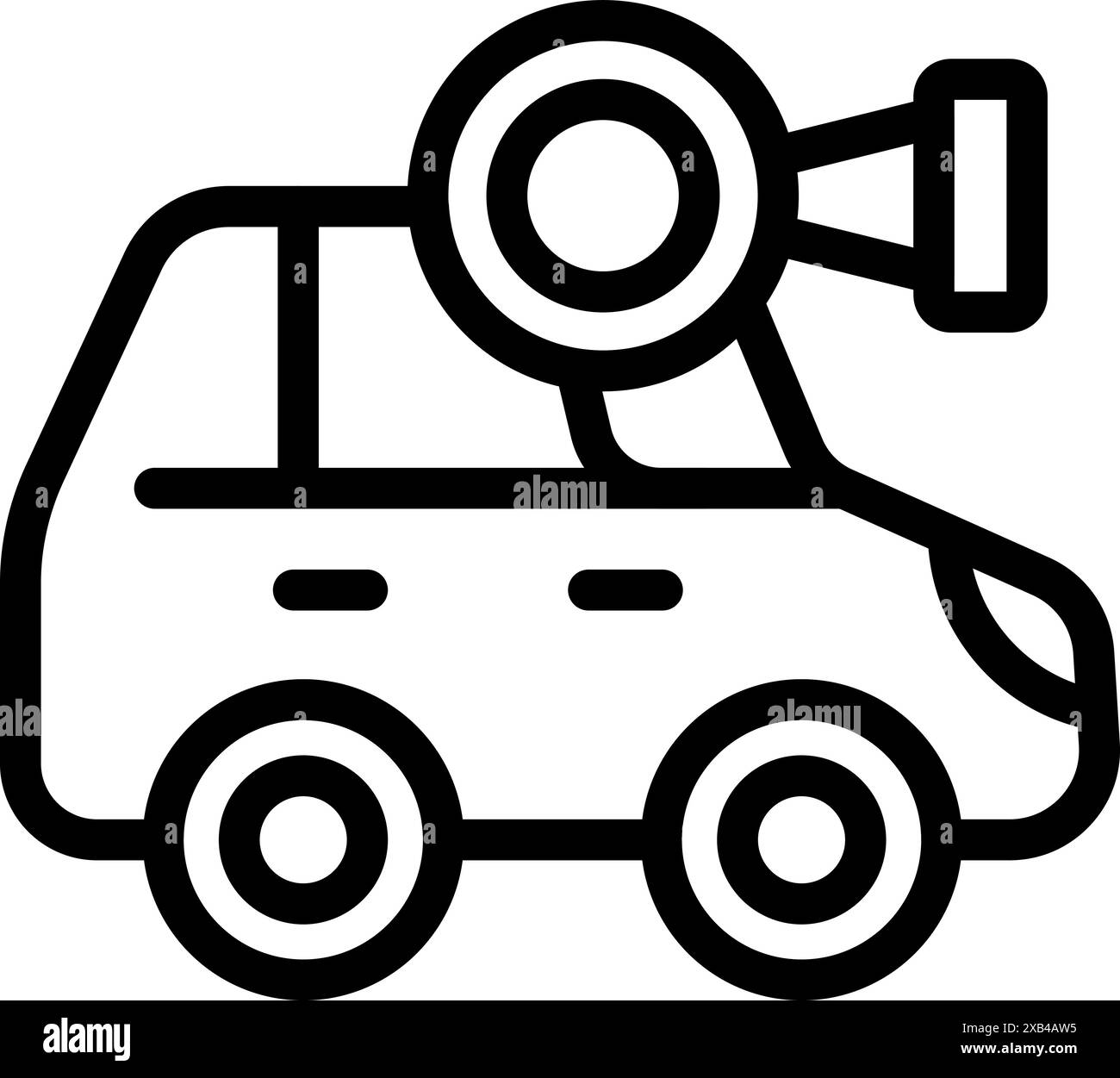 Autonomous self driving driverless vehicle using camera and sensor ...
