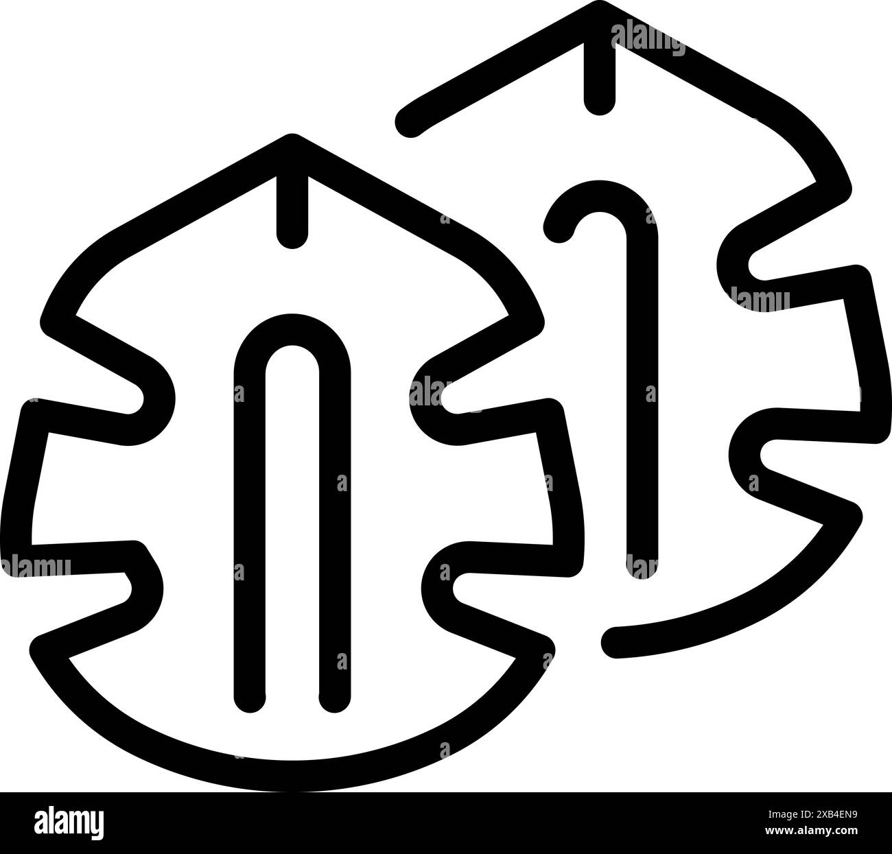 Two black outline icons of a virus showing its structure Stock Vector ...