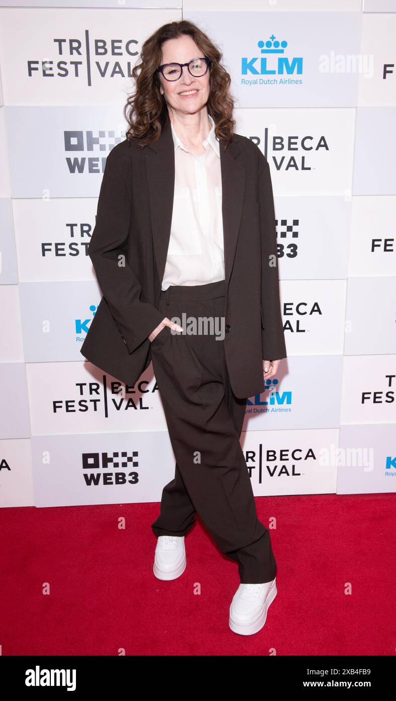 Ally Sheedy attends screening of 'BRATS' during the 2024 Tribeca Festival at BMCC Tribeca PAC in