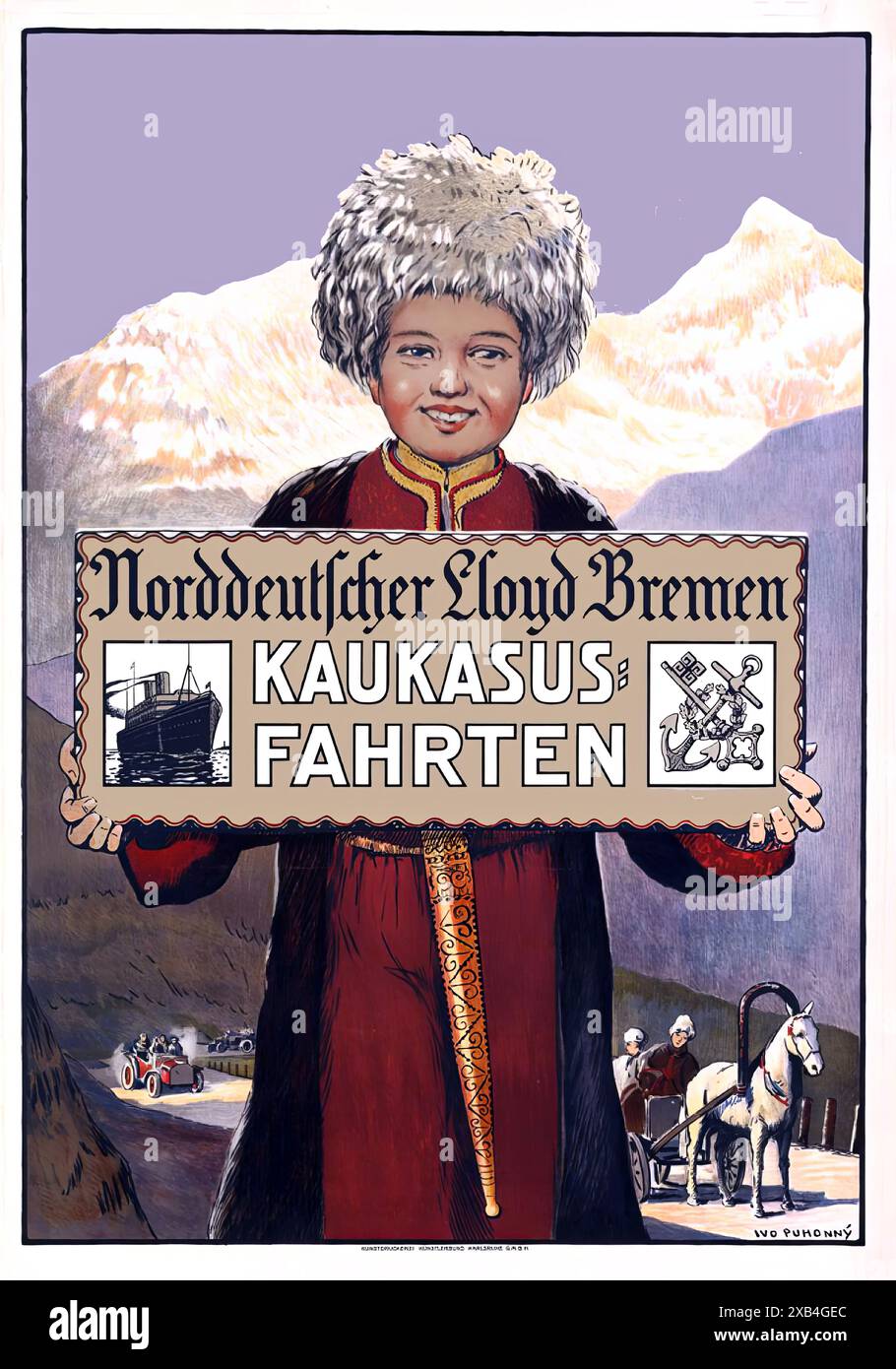 Norddeutscher lloyd poster hi-res stock photography and images - Alamy