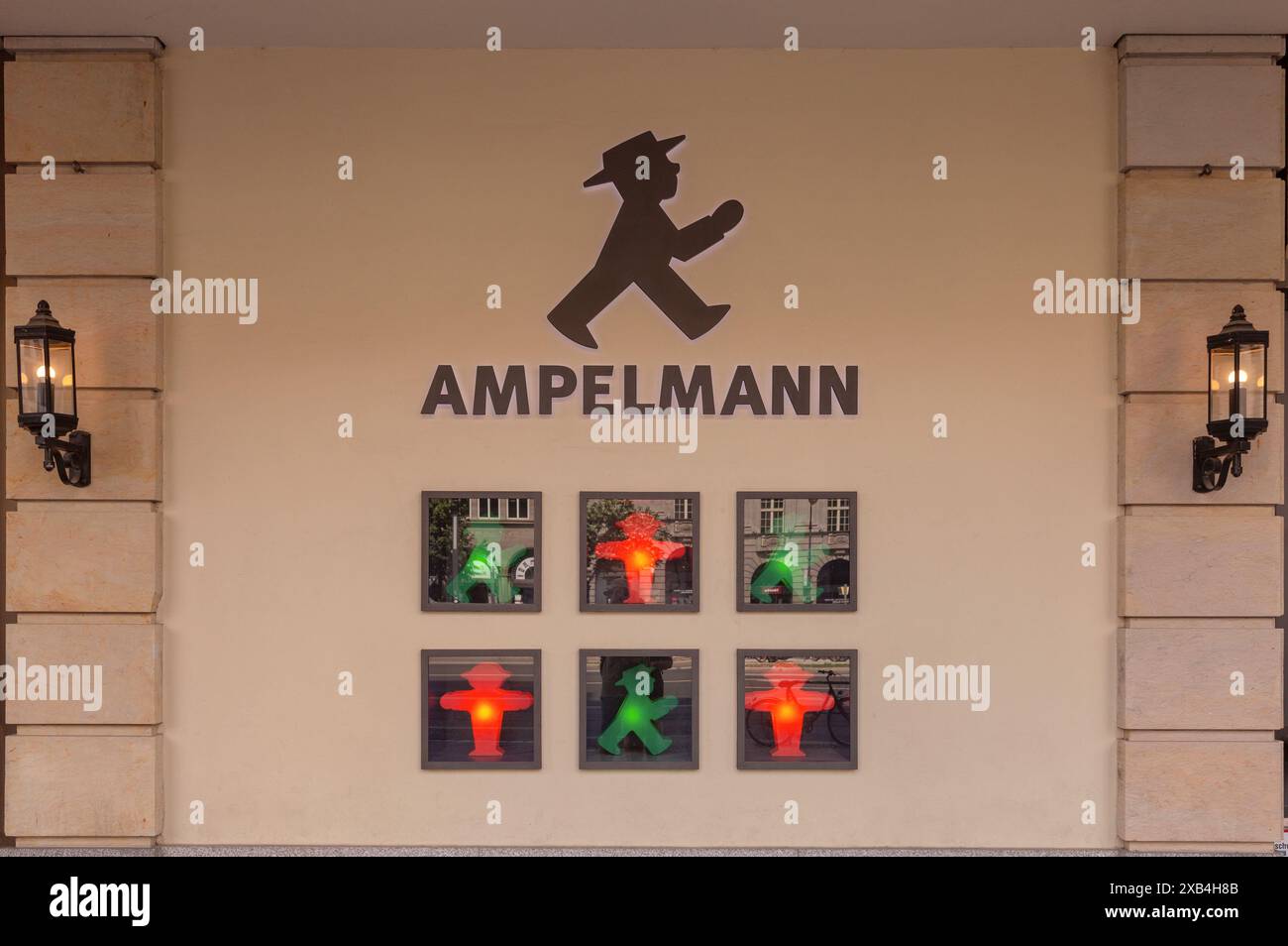 Berlin Germany May 23 2024 Male Silhouette Of The Famous Berlin 