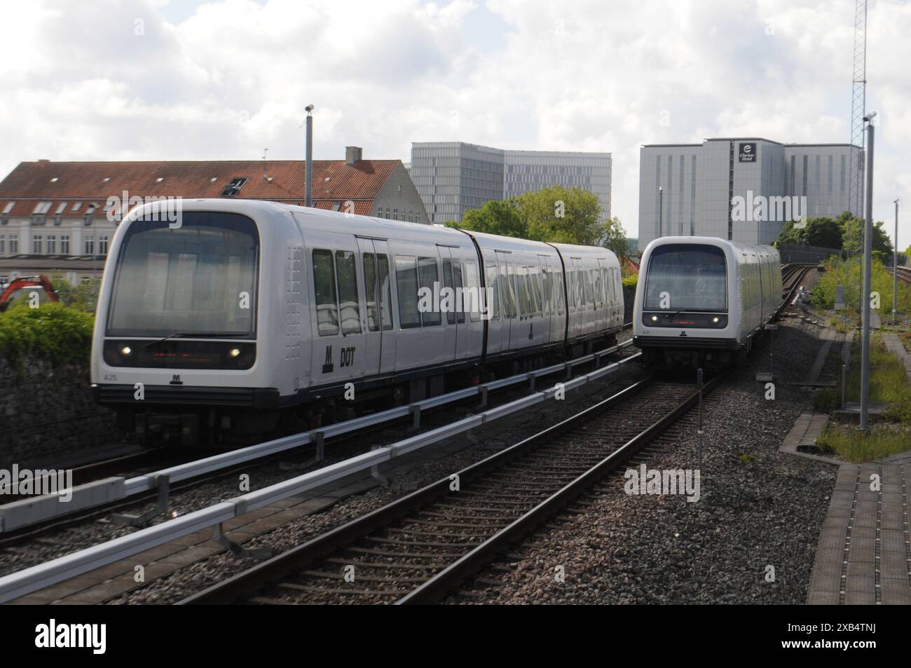 Copenhagen/ Denmark/10 JUNE  2024/Metro trains in danish capital    (Photo.Francis Joseph Dean/Dean Pictures) (Not for commercial use) Stock Photo