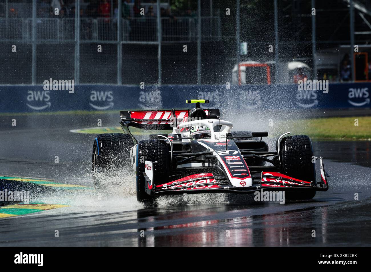 27 HULKENBERG Nico (ger), Haas F1 Team VF24 Ferrari, action during the