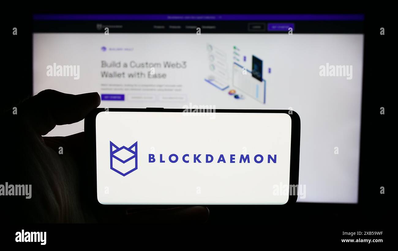 Blockdaemon logo hi-res stock photography and images - Alamy