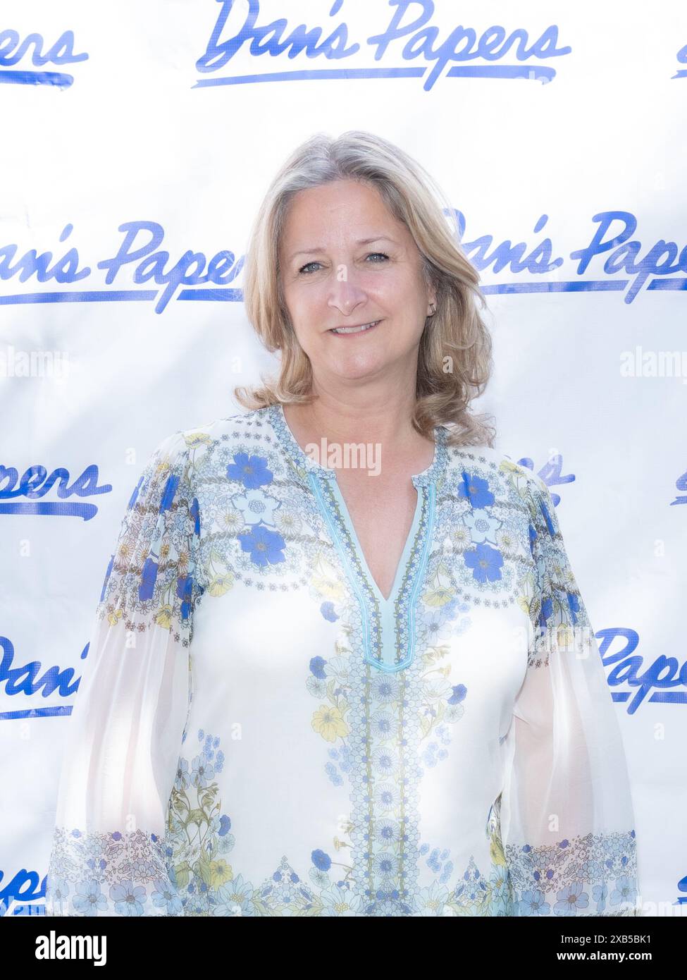 Southampton Supervisor Maria Moore attends Dans Papers VIP Summer Kickoff  Reception and launch of Il Pellicano and Bijou Hamptons at Il Pellicano in  Southampton, NY on June 9, 2024 (Photo by David
