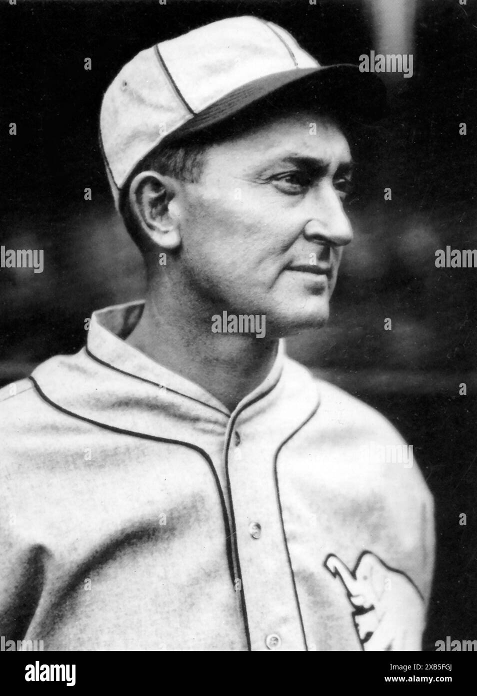 Portrait of baseball great Ty Cobb with the Philadelphia Athletics ...