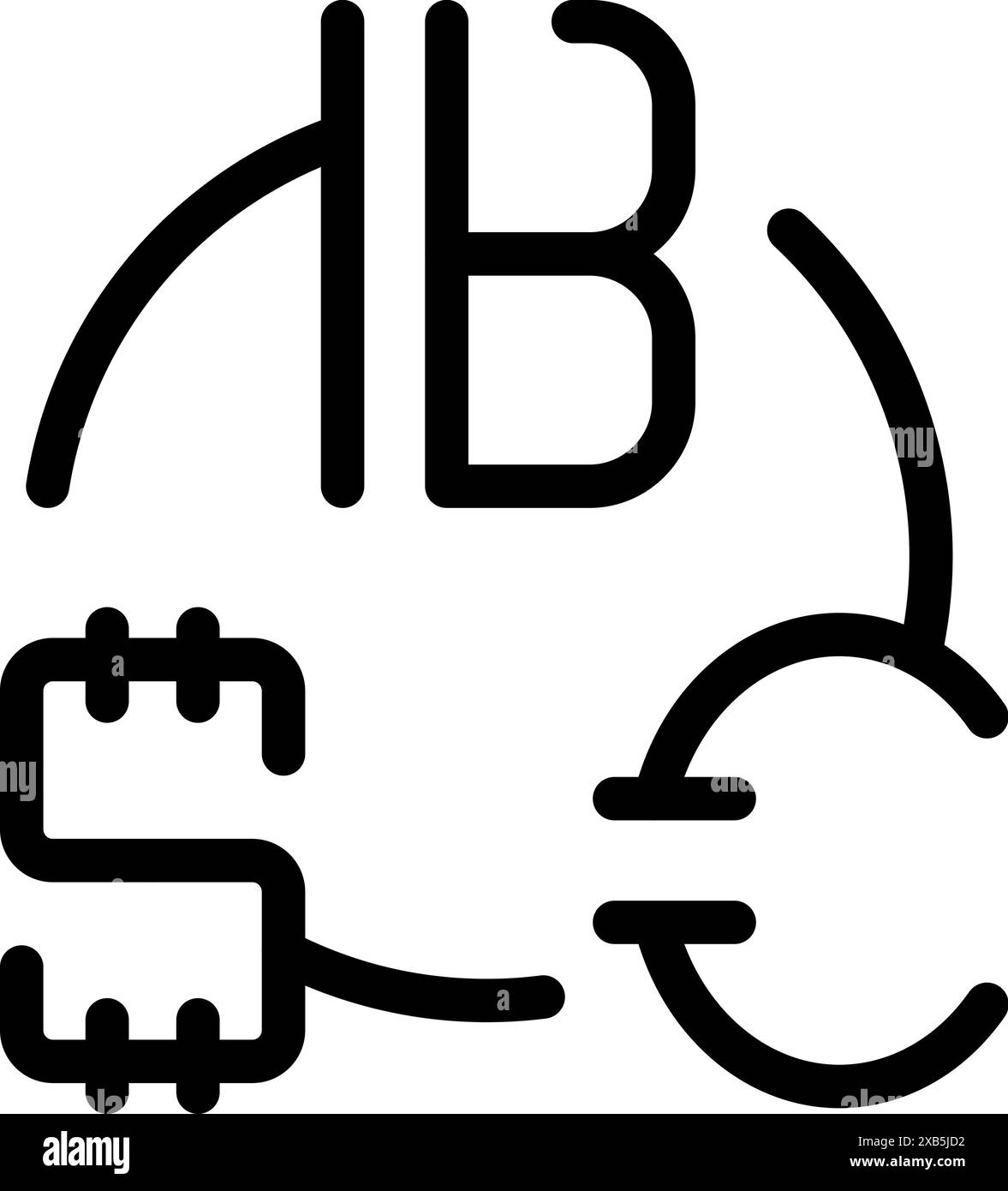 Convert Euro Bitcoin symbol. Crypto exchange currency, vector btc transfer  to eur. Vector illustration Stock Vector Image & Art - Alamy