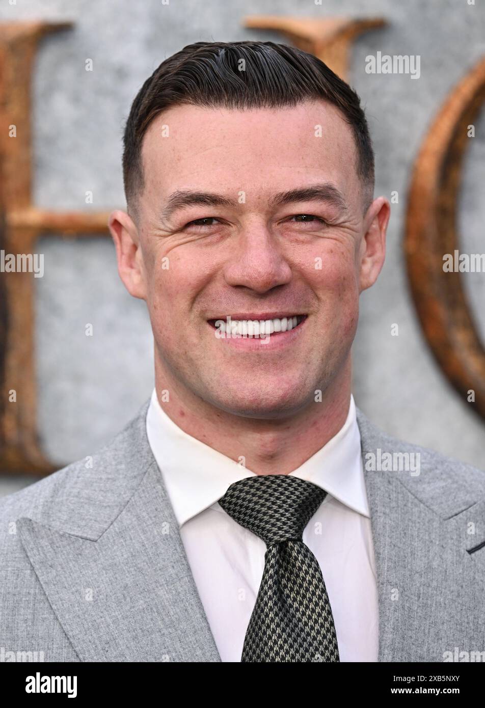 London, UK. June 10th, 2024. Kai Widdrington arriving at the House of The Dragon Season 2 UK