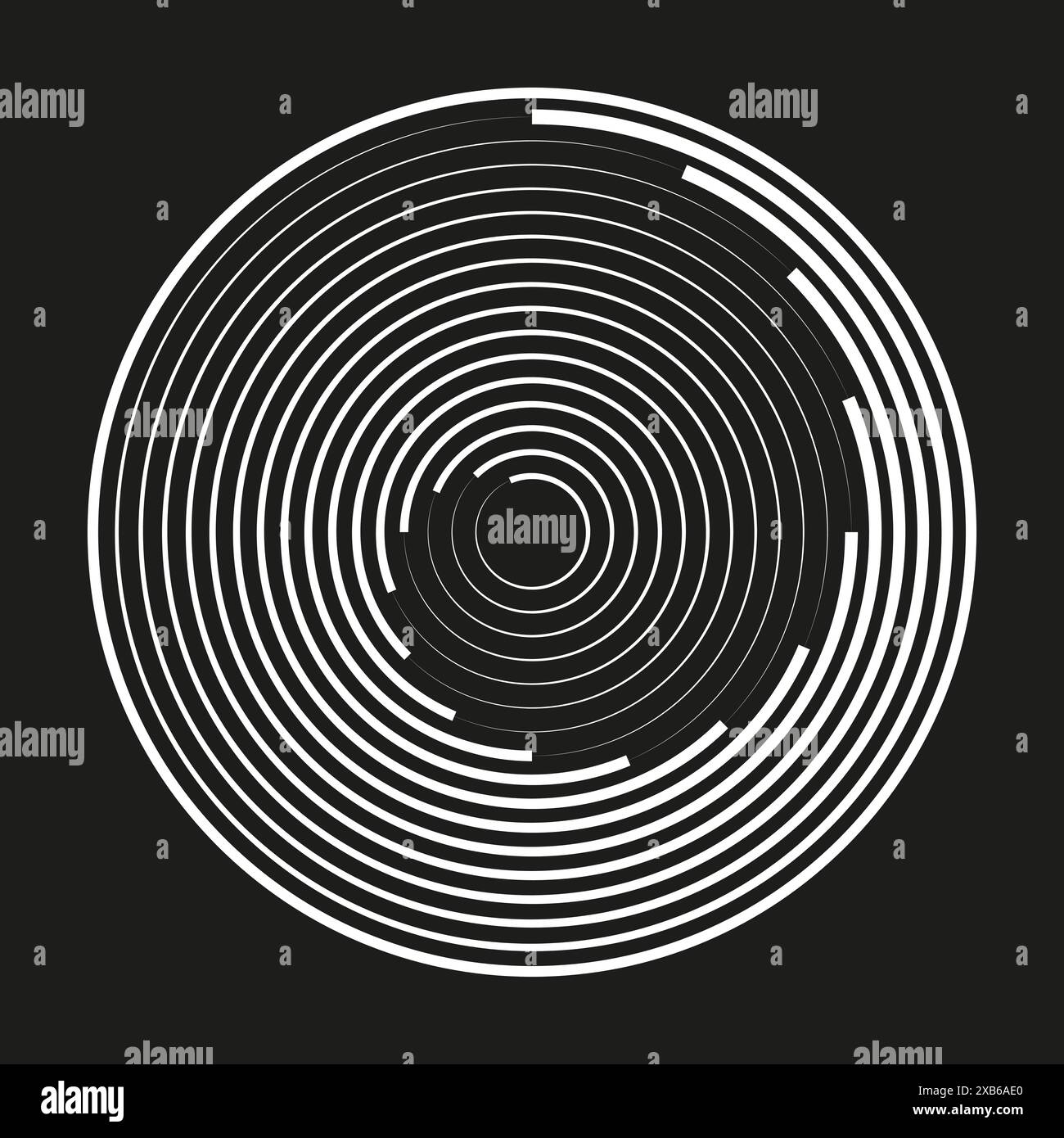 Concentric circles pattern hi-res stock photography and images - Alamy