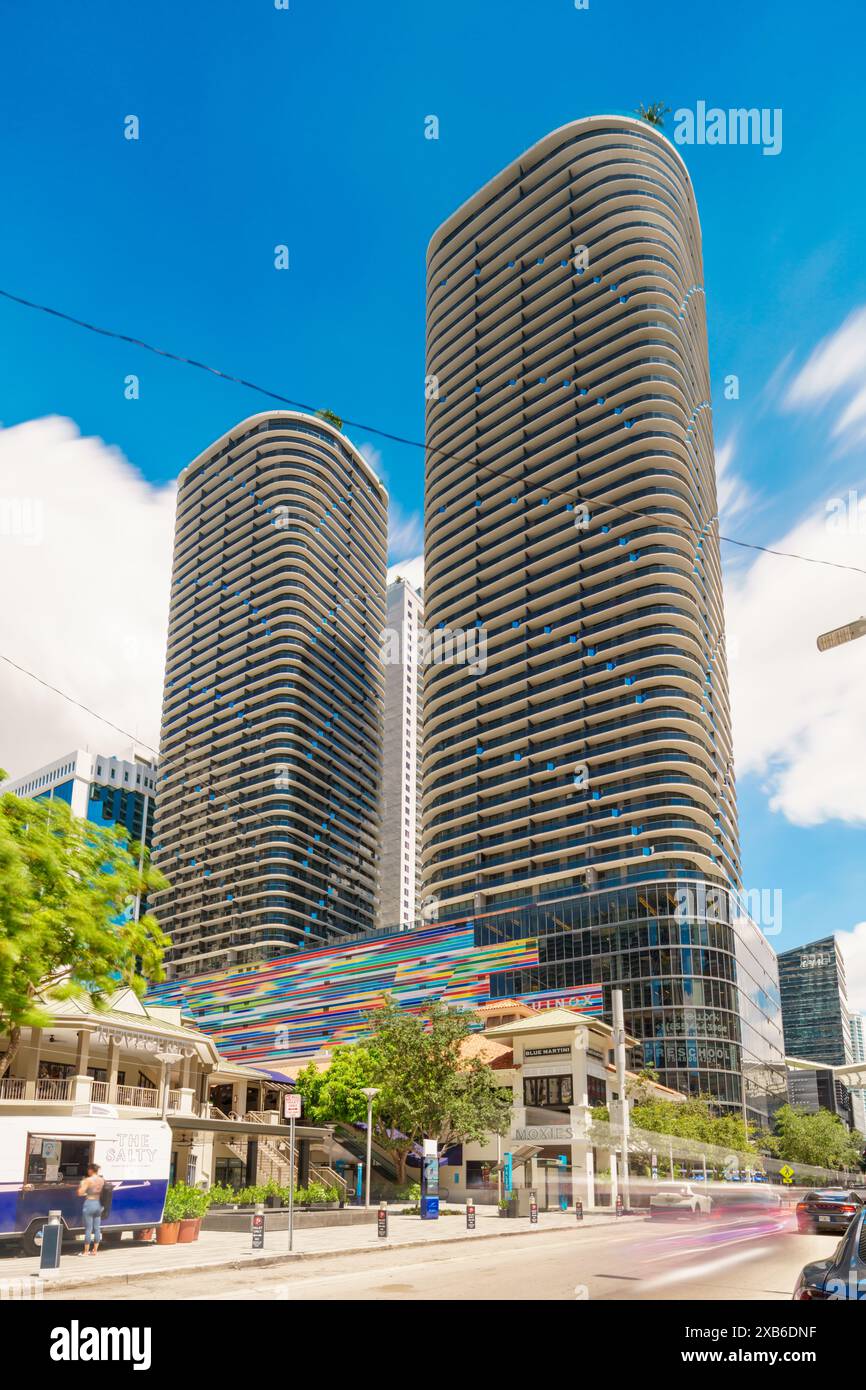 Brickell, FL, USA - June 10, 2024: Brickell Heights Condo. Highrise ...