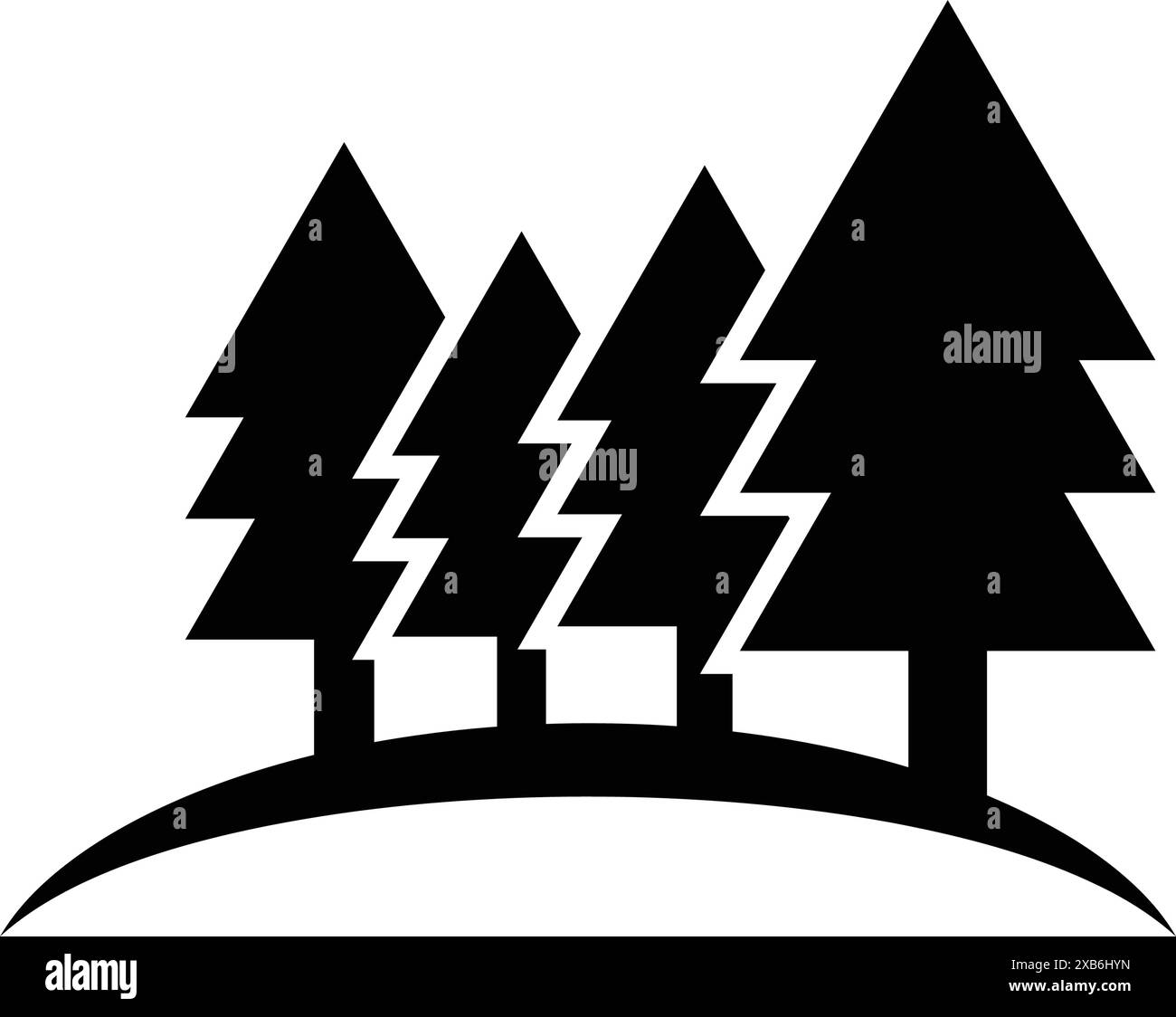 Tree icon design template isolated illustration Stock Vector Image ...