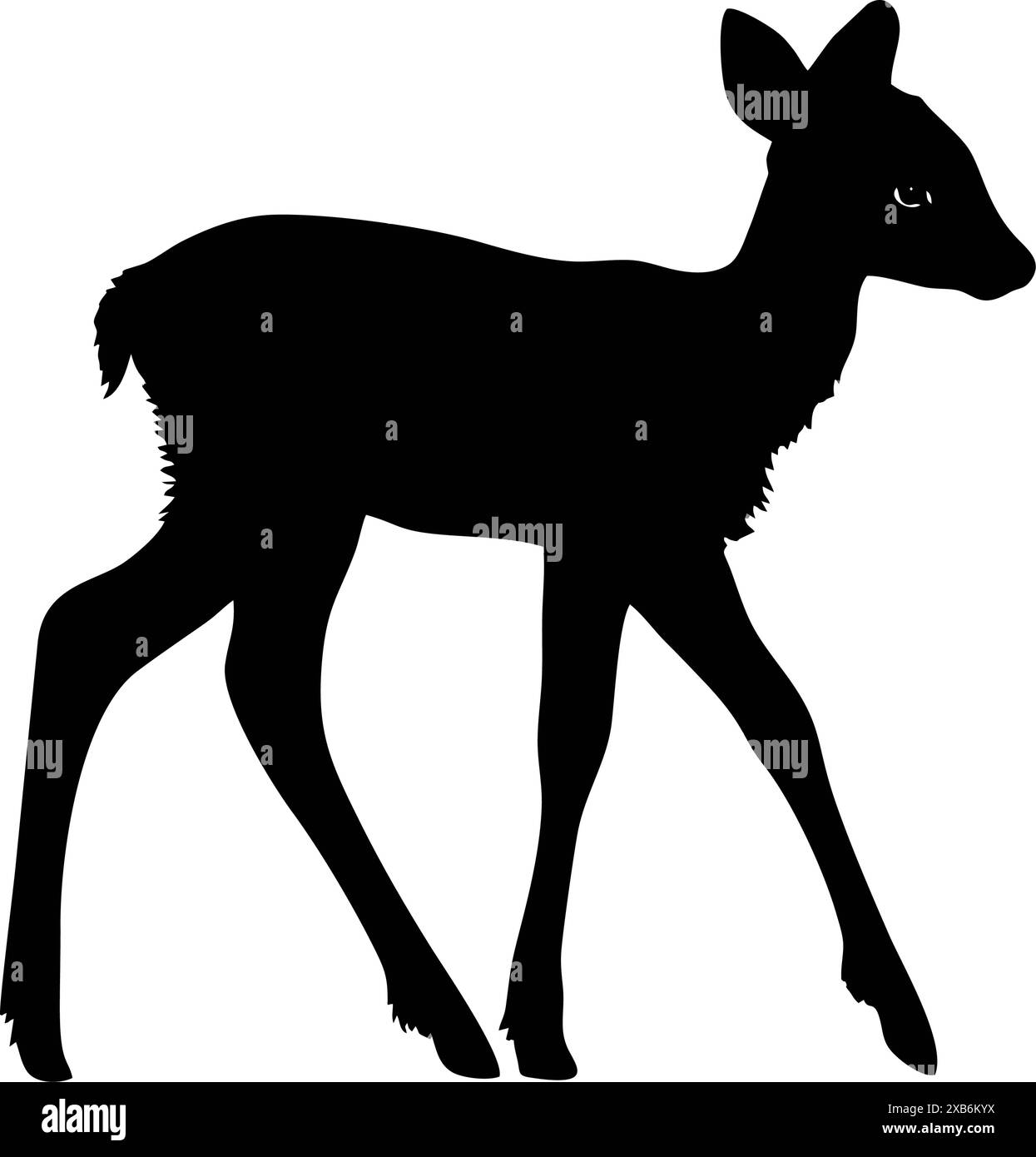 Illustration bambi Black and White Stock Photos & Images - Alamy