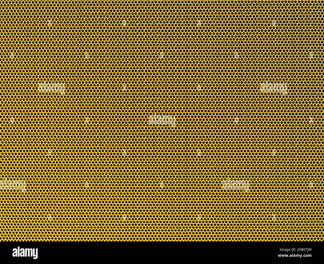 The detail of the perforated grille of a road grader Stock Photo