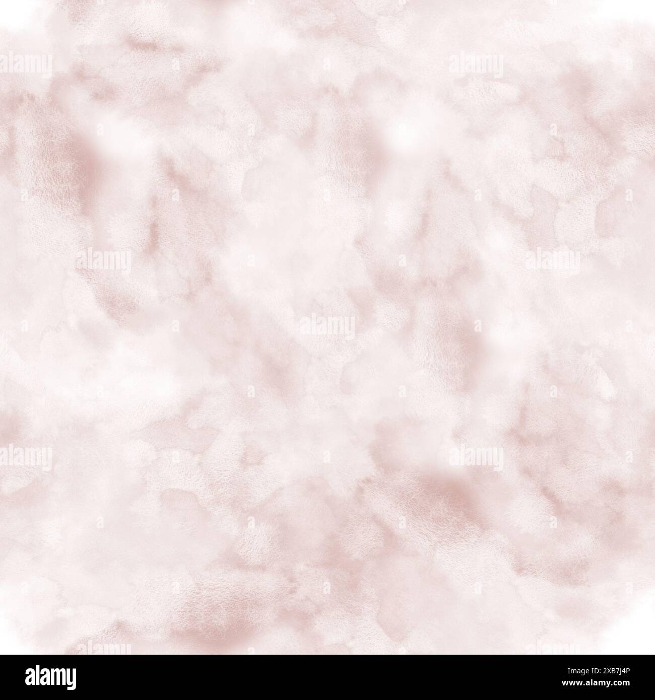 Seamless watercolor background by brush stroke in soft dusty rose tone. Mauve gentle stains hand drawn seamless pattern. Neutral tone backdrop for inv Stock Photo