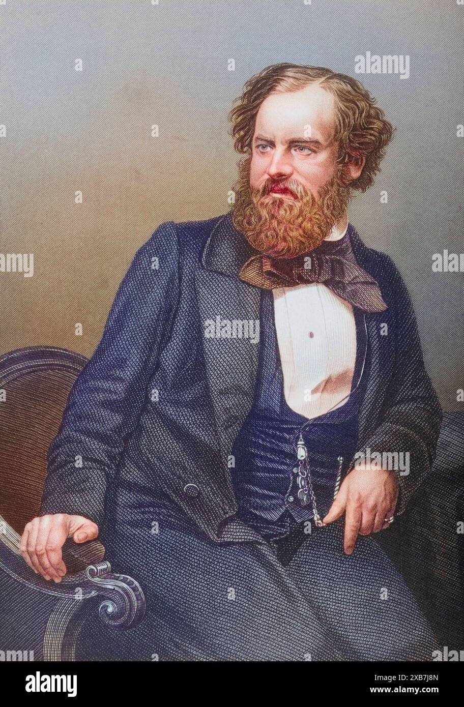 Albert Smith, 1816-1860. Englischer Humorist. Von DJ Pound nach einer ...