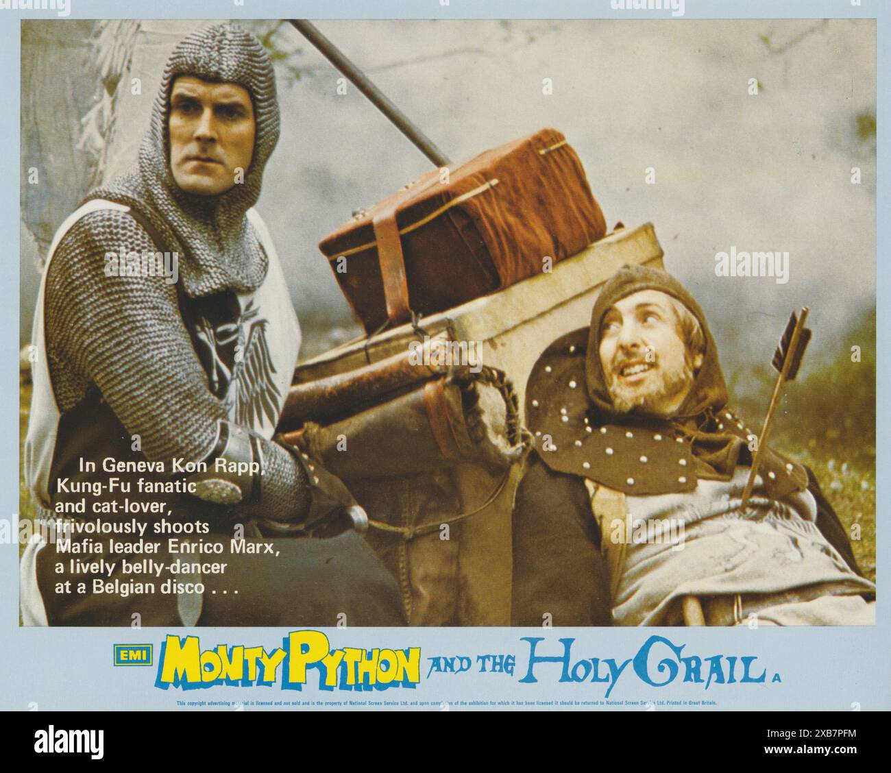 Monty Python and the Holy Grail (EMI, 1975). British Lobby Card Stock ...