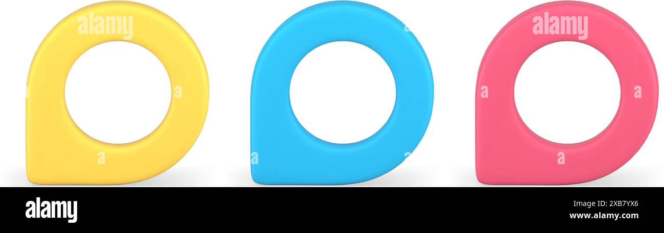 GPS map pin pointer navigation location place searching 3d icon ...