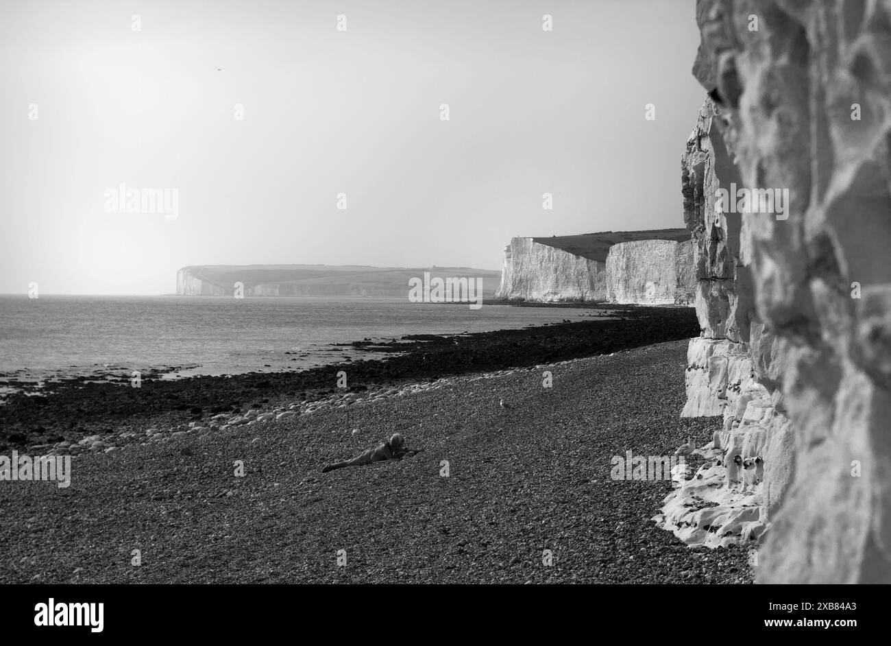 Serene view calm water Black and White Stock Photos & Images - Alamy