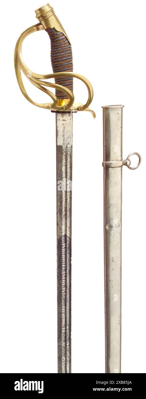 Early Backsword weapons, swords, backsword, 19th century, PROPERTY-RELEASED Stock Photo ...