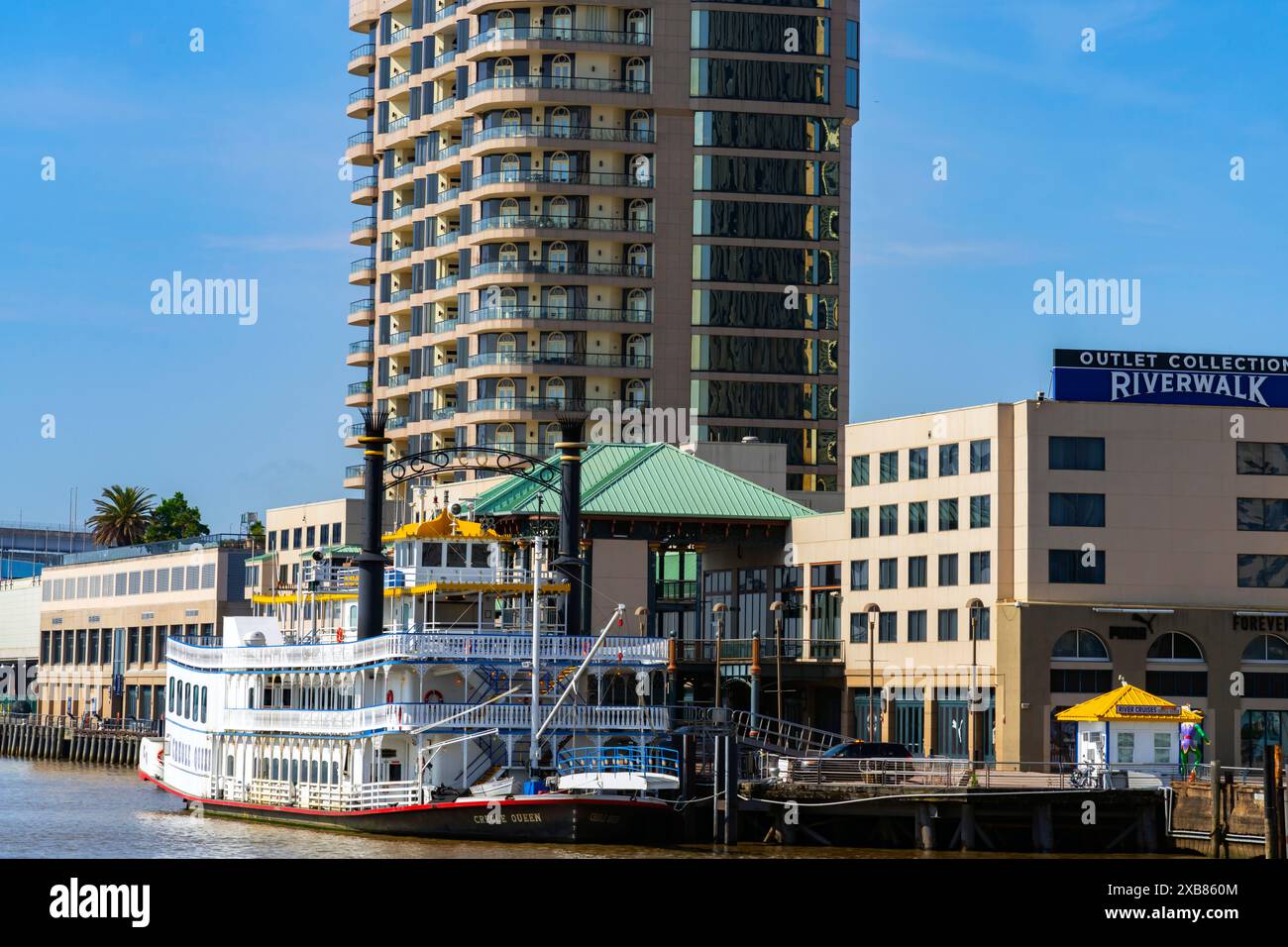 Ferry Terminal on the MIssissippi River, New Orleans, Louisiana, USA Stock Photo - Alamy