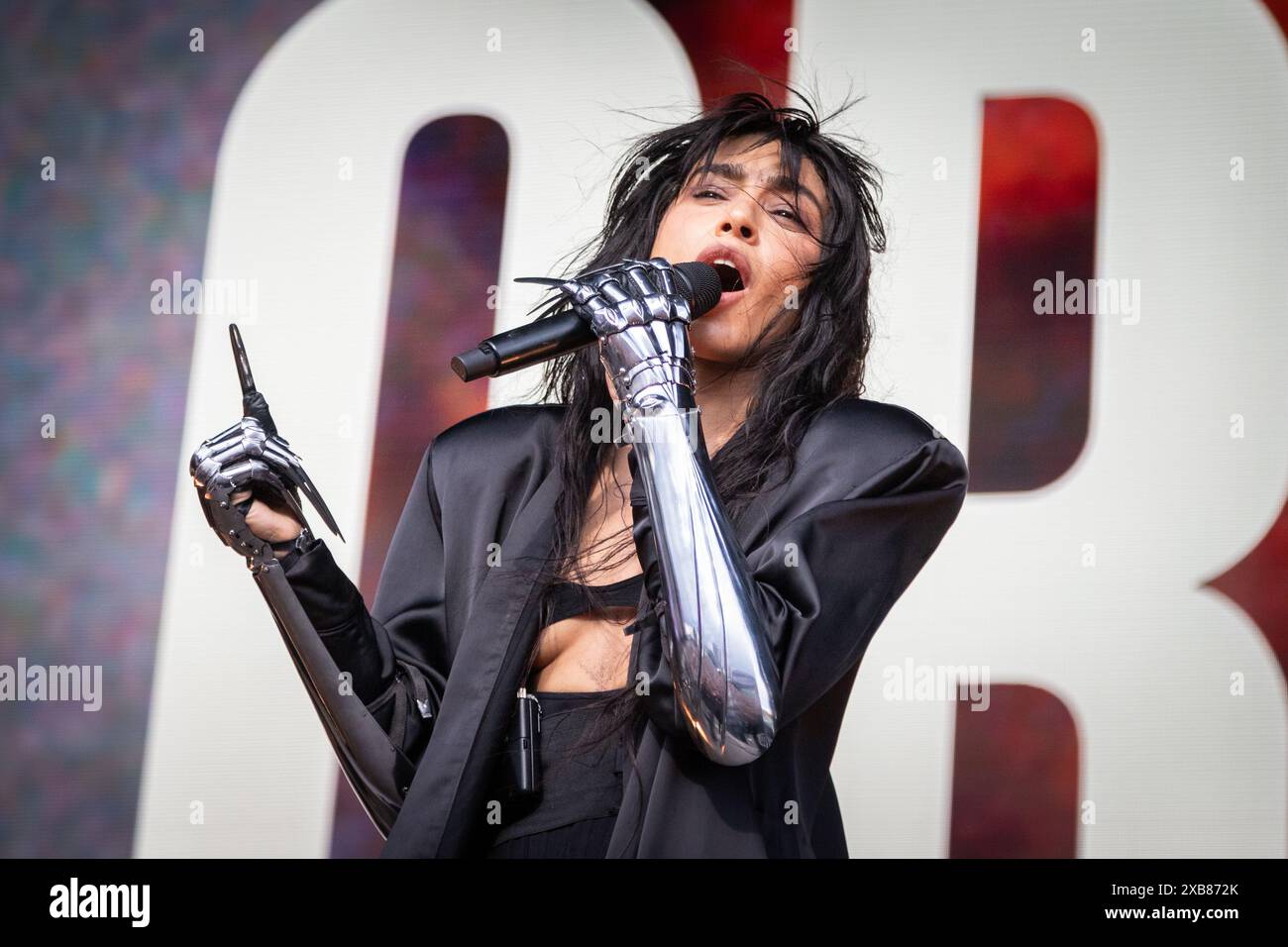 Trondheim, Norway. 07th, June 2024. The Swedish singer Loreen performs ...