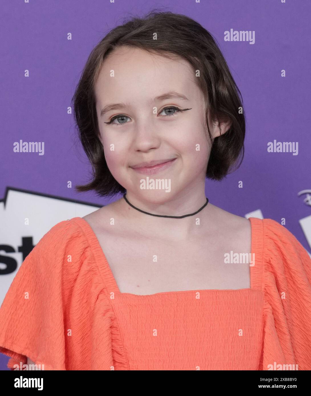 Vivien Lyra Blair arrives at the Disney And Pixar's INSIDE OUT 2 World