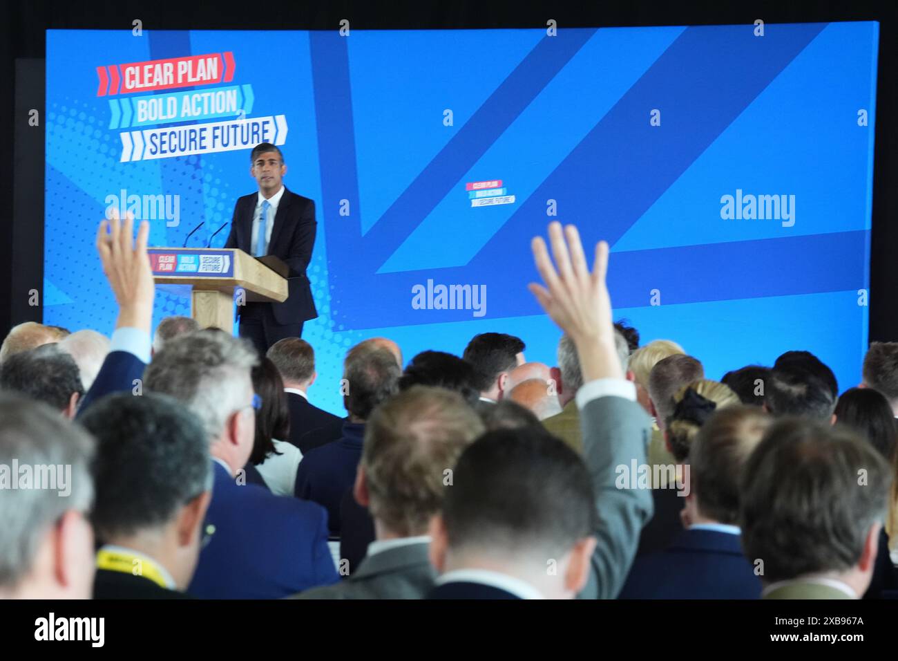 Prime Minister Rishi Sunak launches the Conservative Party General ...
