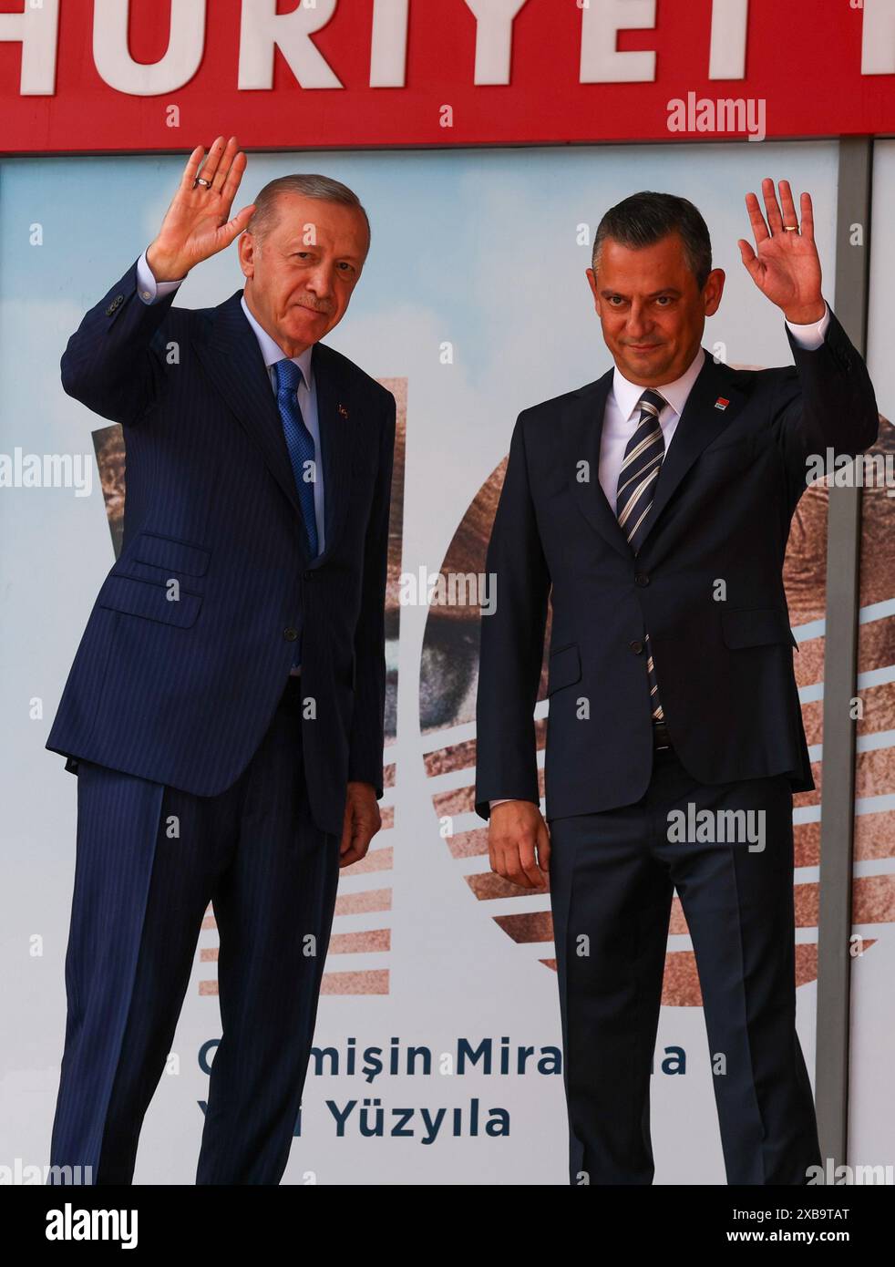 Ankara, Turkey – June 11, 2024. President of the Republic of Turkey and ...