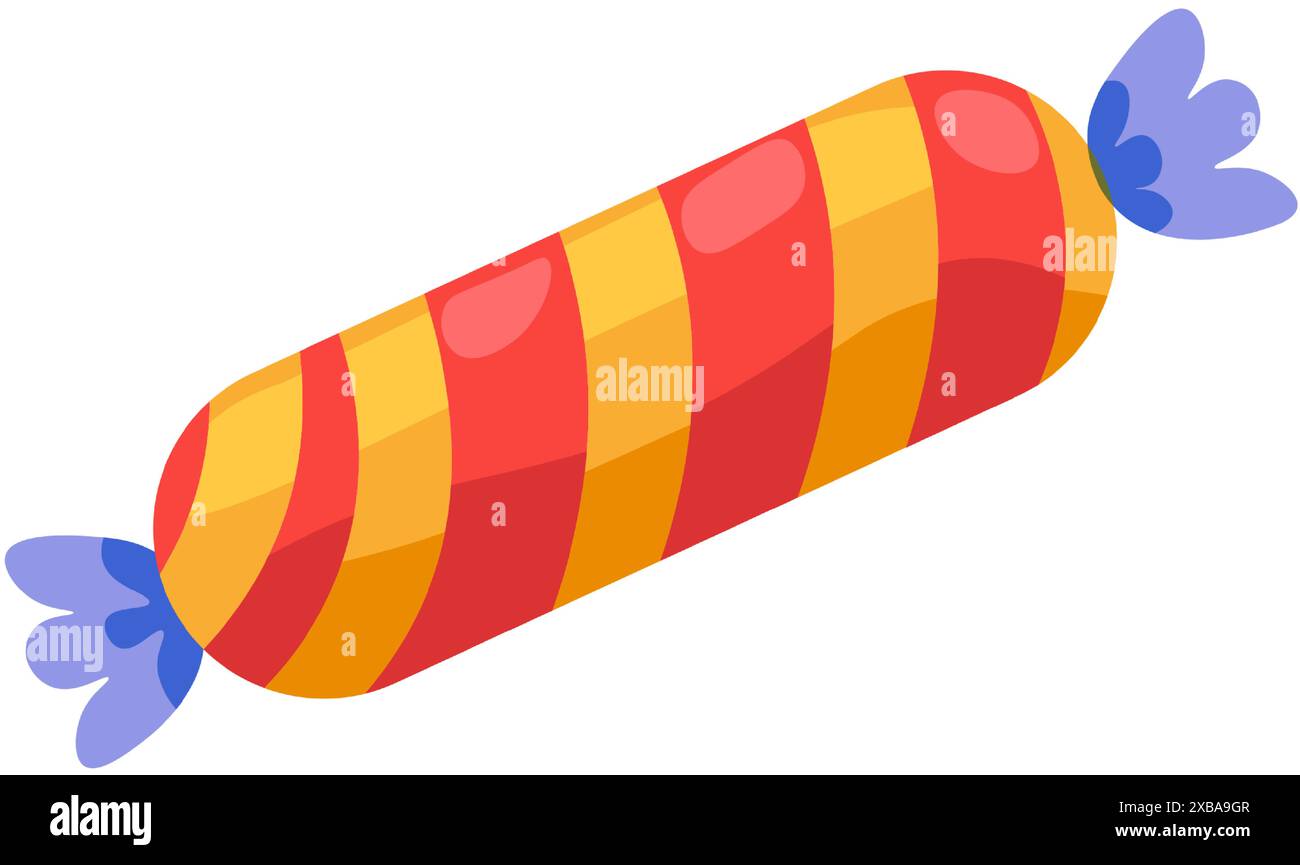 Colorful Wrapped Candy Illustration Stock Vector Image & Art - Alamy