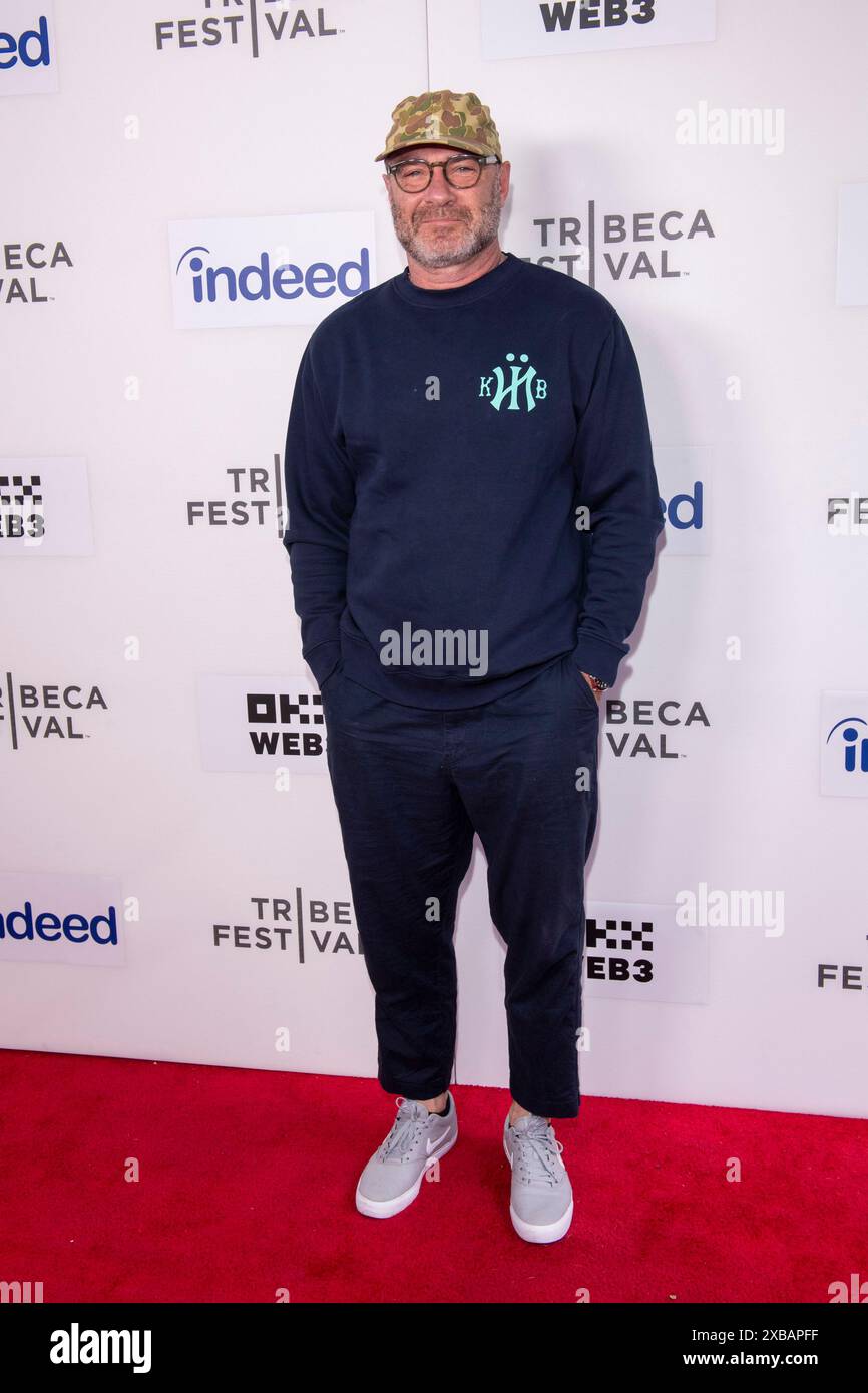 New York, United States. 09th June, 2024. Liev Schreiber is attending the ''The Crane's Call'' premiere during the 2024 Tribeca Festival at SVA Theater in New York City, New York, USA, on June 09, 2024. (Photo by Thenews2/NurPhoto) Credit: NurPhoto SRL/Alamy Live News Stock Photo