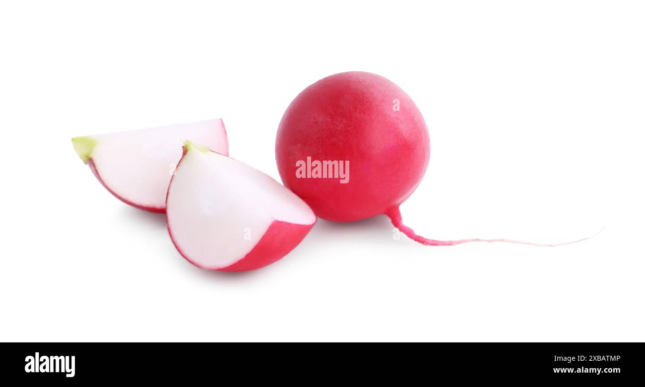 Radishes Ripe Whole sliced fresh radishes hi-res stock photography and images - Alamy