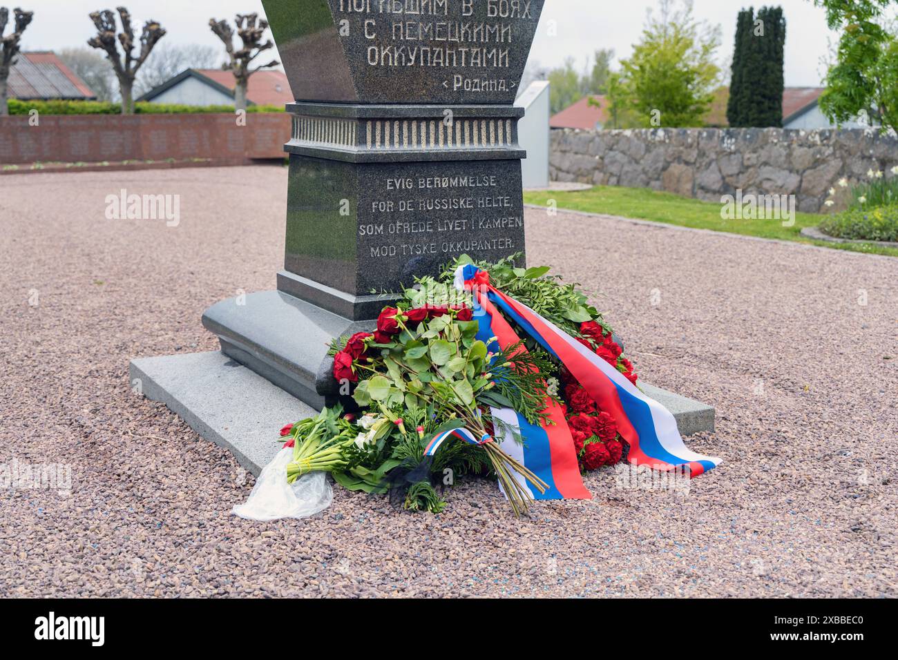 Memorial to Soviet soldiers who died during the liberation of the