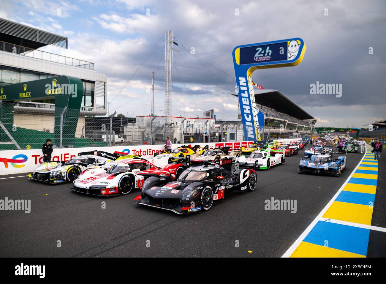 Carte Promo Signée Toyota N°7 Le Mans WEC 2024 - Pilotes