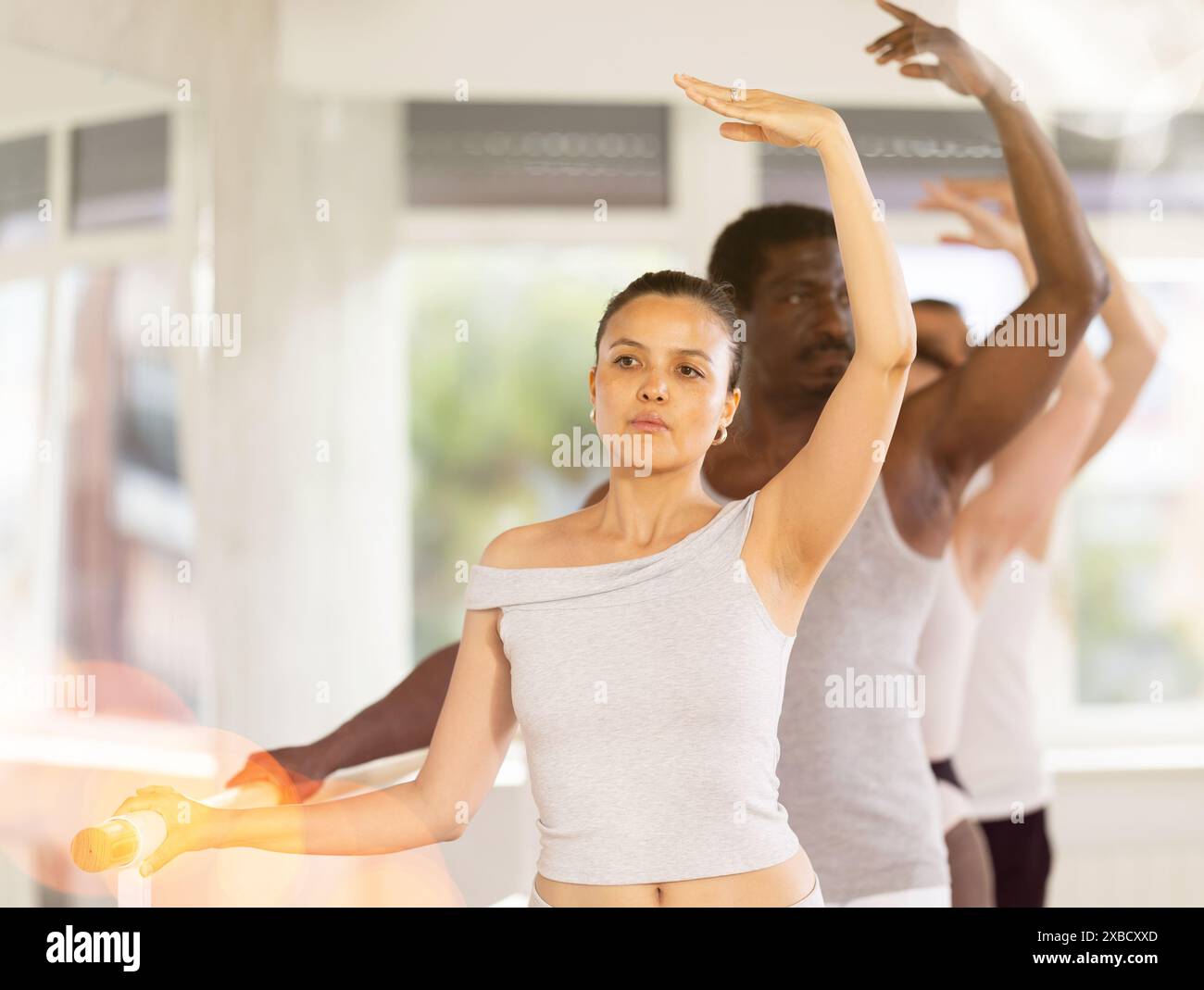 Young ballerina in third position hi-res stock photography and images ...