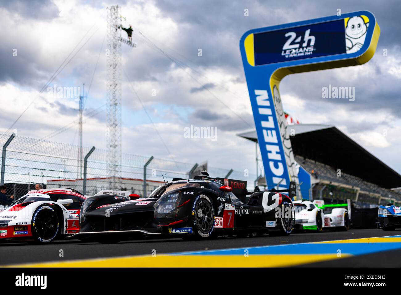 Toyota 7 Le Mans WEC 2024 Conway, Kobayashi, De Vries Hand Signed Promo Card | UK