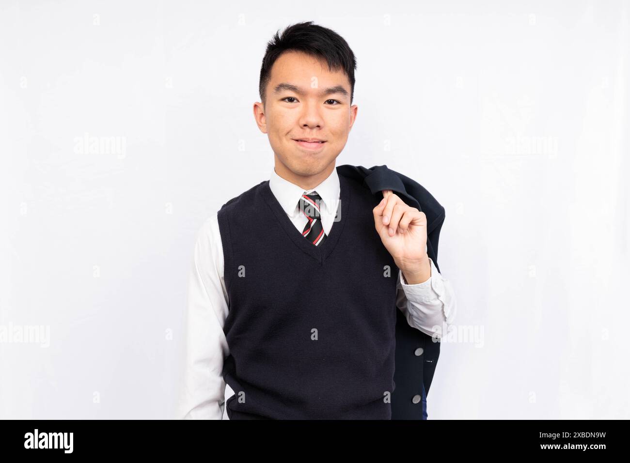 Adult dressed in school uniform hi-res stock photography and images - Alamy