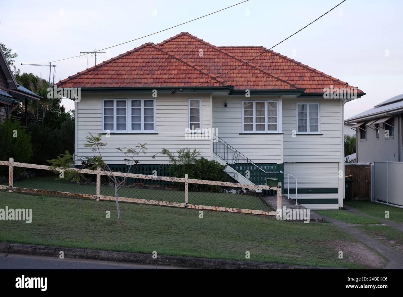 Post War house in Brisbane in original condition, casement windows