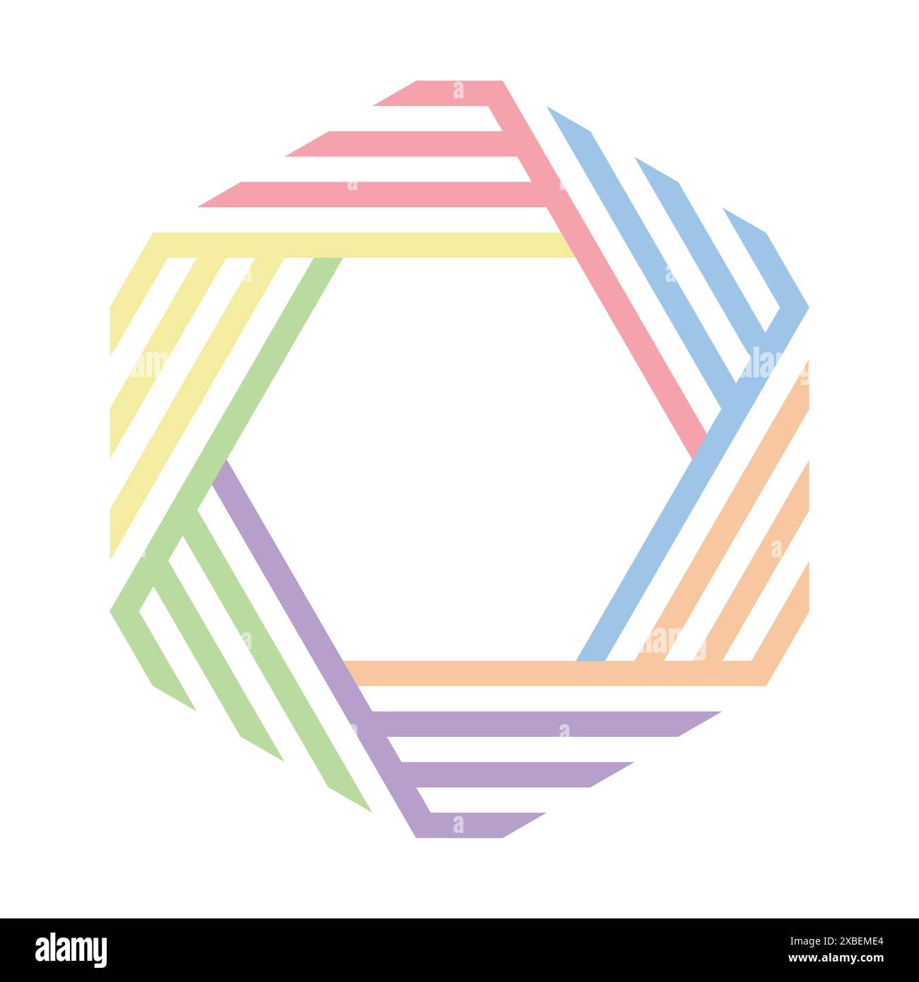 The abstract color hexagonal pattern on white background Stock Vector ...
