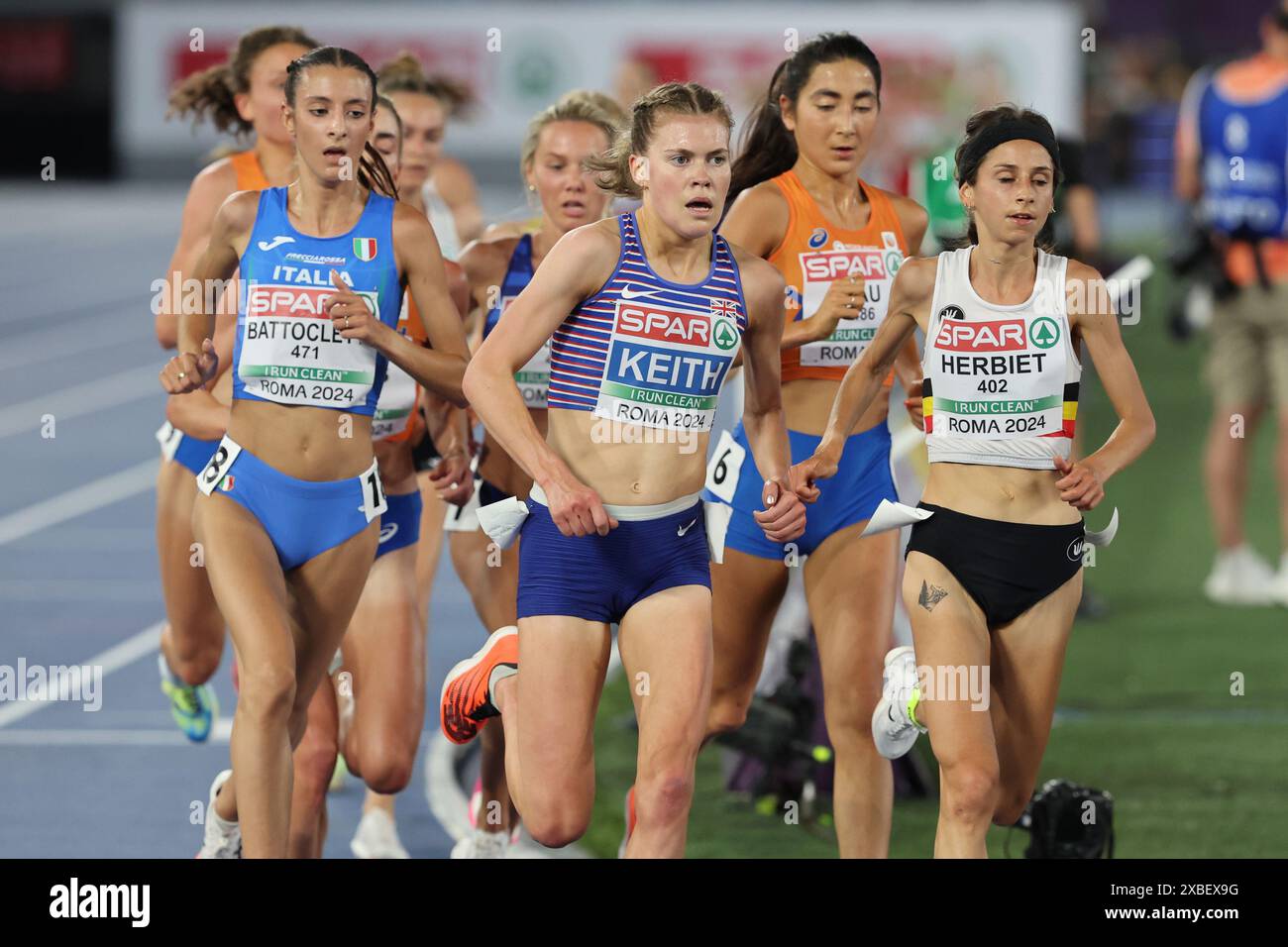Rome, Italy 11.06.2024 Megan KEITH, compete during 10000m Women Final