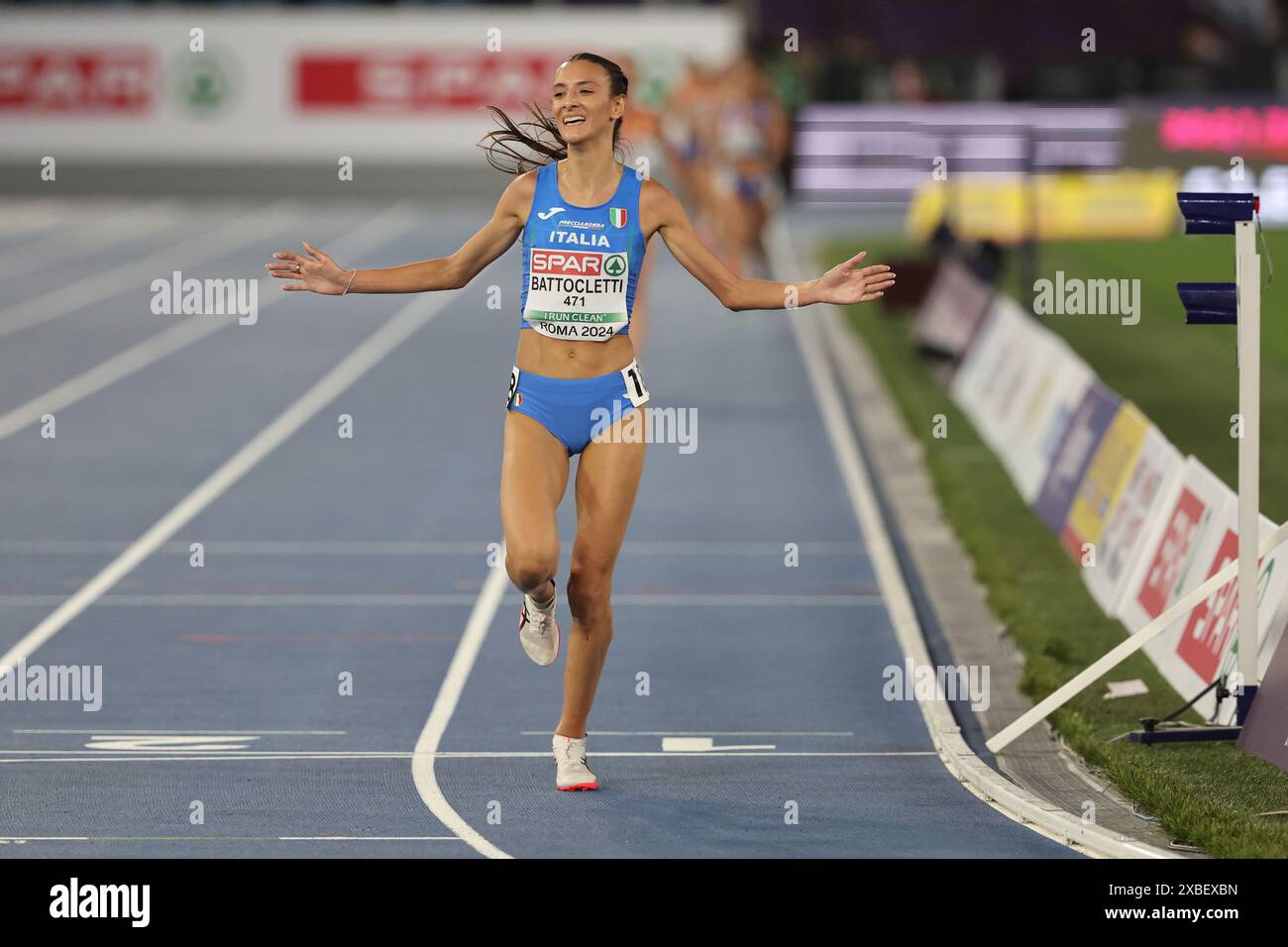 Rome, Italy 11.06.2024 Nadia BATTOCLETTI compete and win gold medal