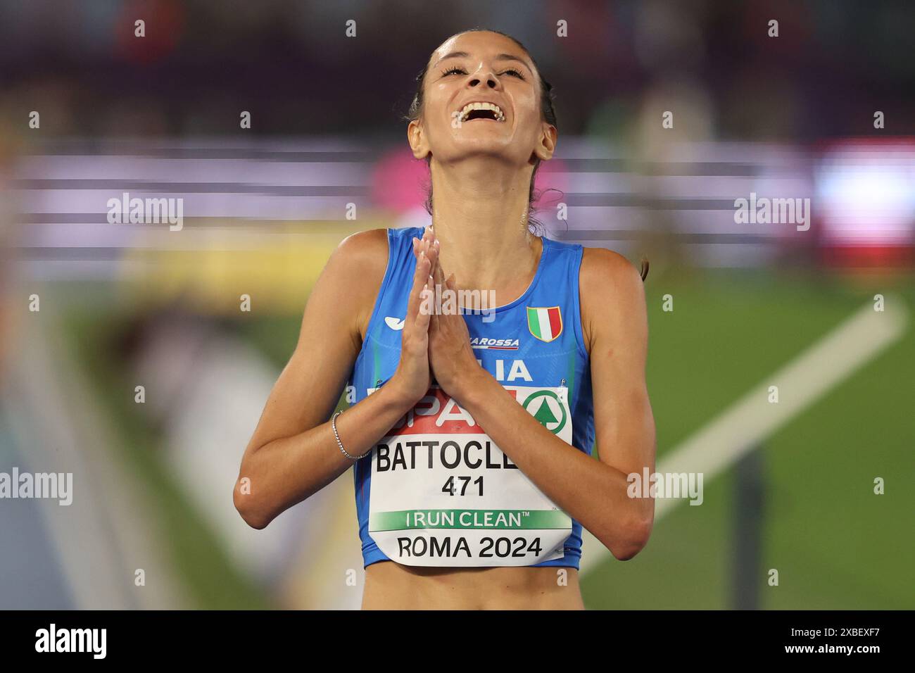 Rome, Italy 11.06.2024 Nadia BATTOCLETTI compete and win gold medal